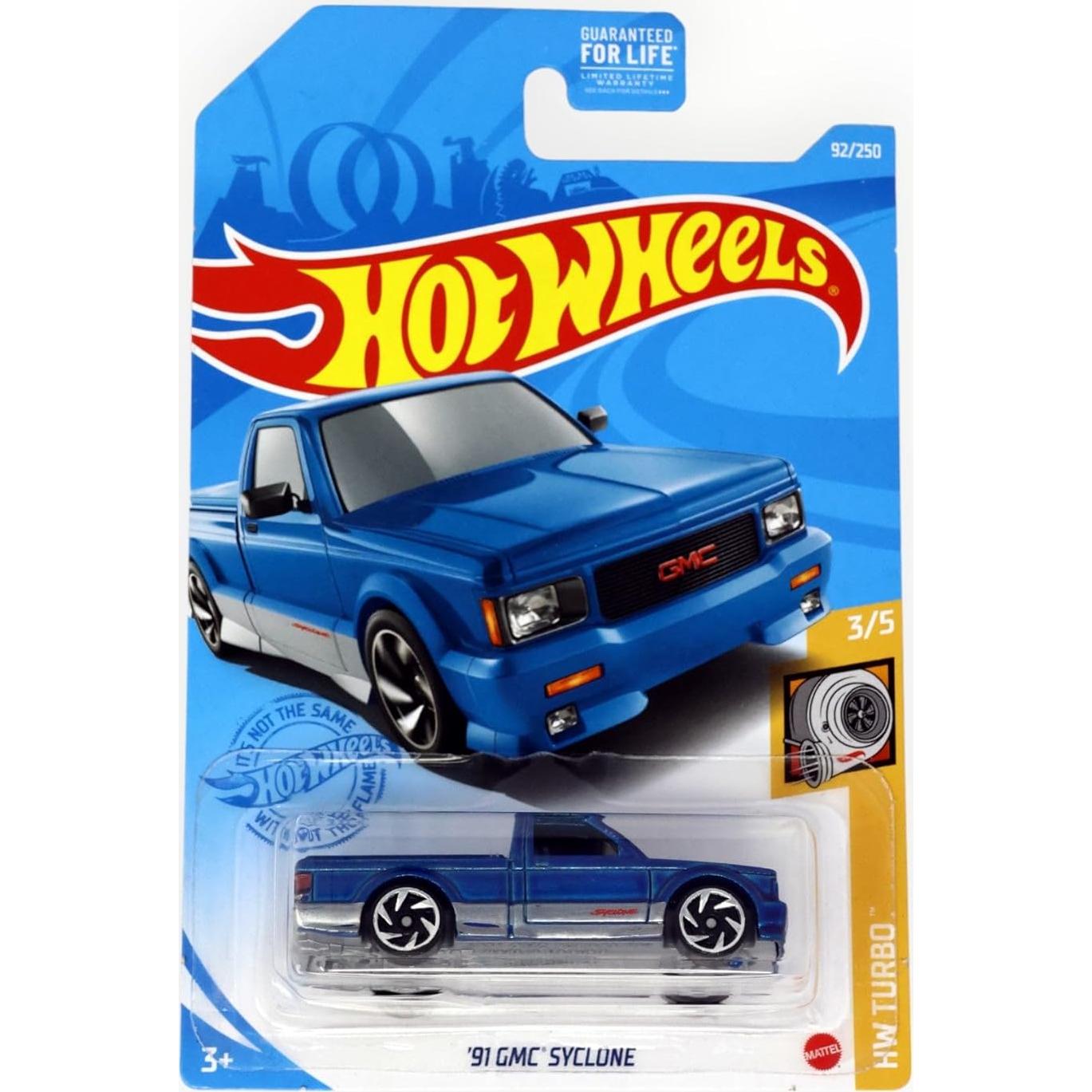 Hot Wheels GMC Syclone 1991 Azul 1:64 Mattel