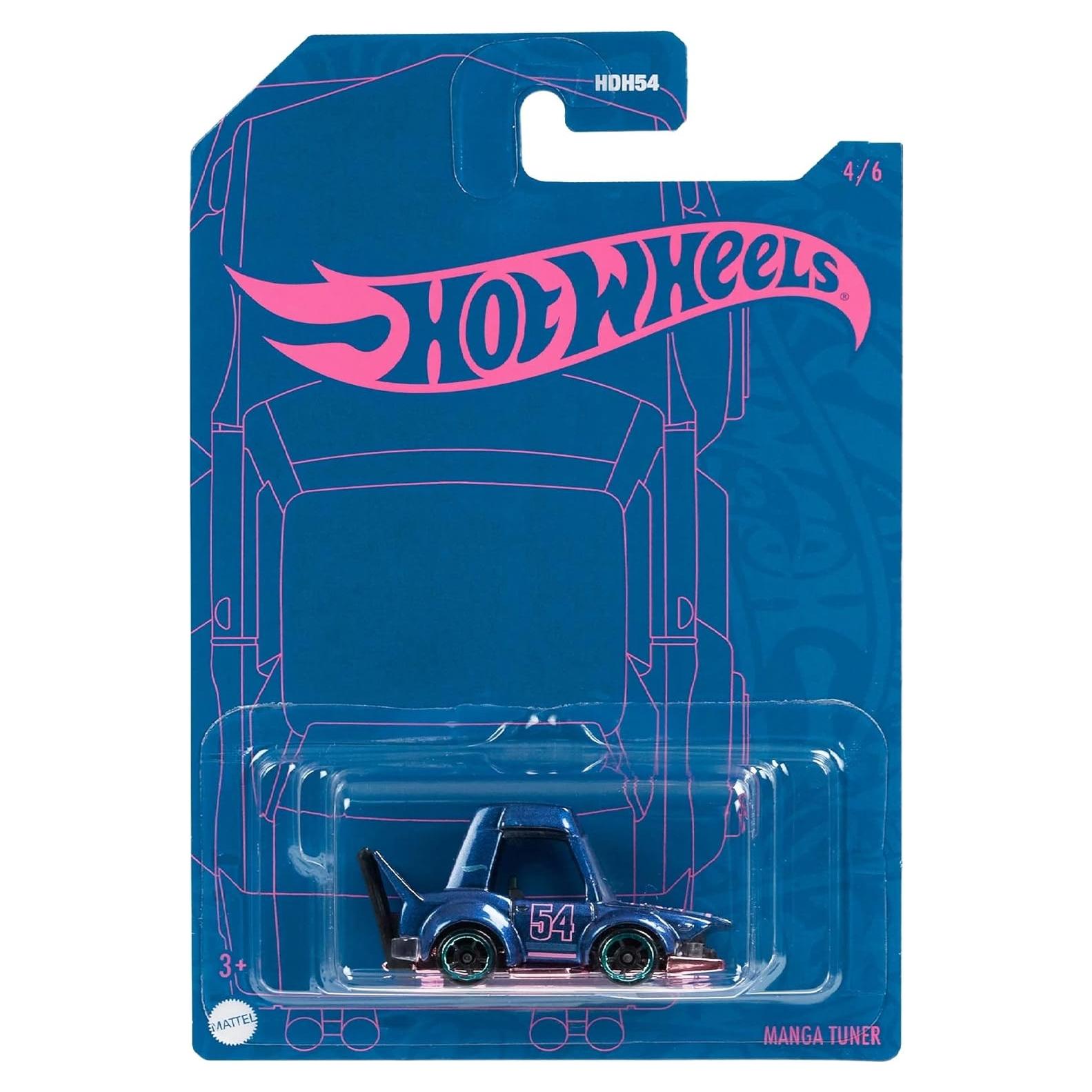 Hot Wheels Perla y Cromo 2022 Manga Tuner Coche Diecast