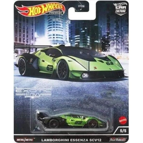 Conjunto 5 Vehículos Diecast Hot Wheels Car Culture 2022