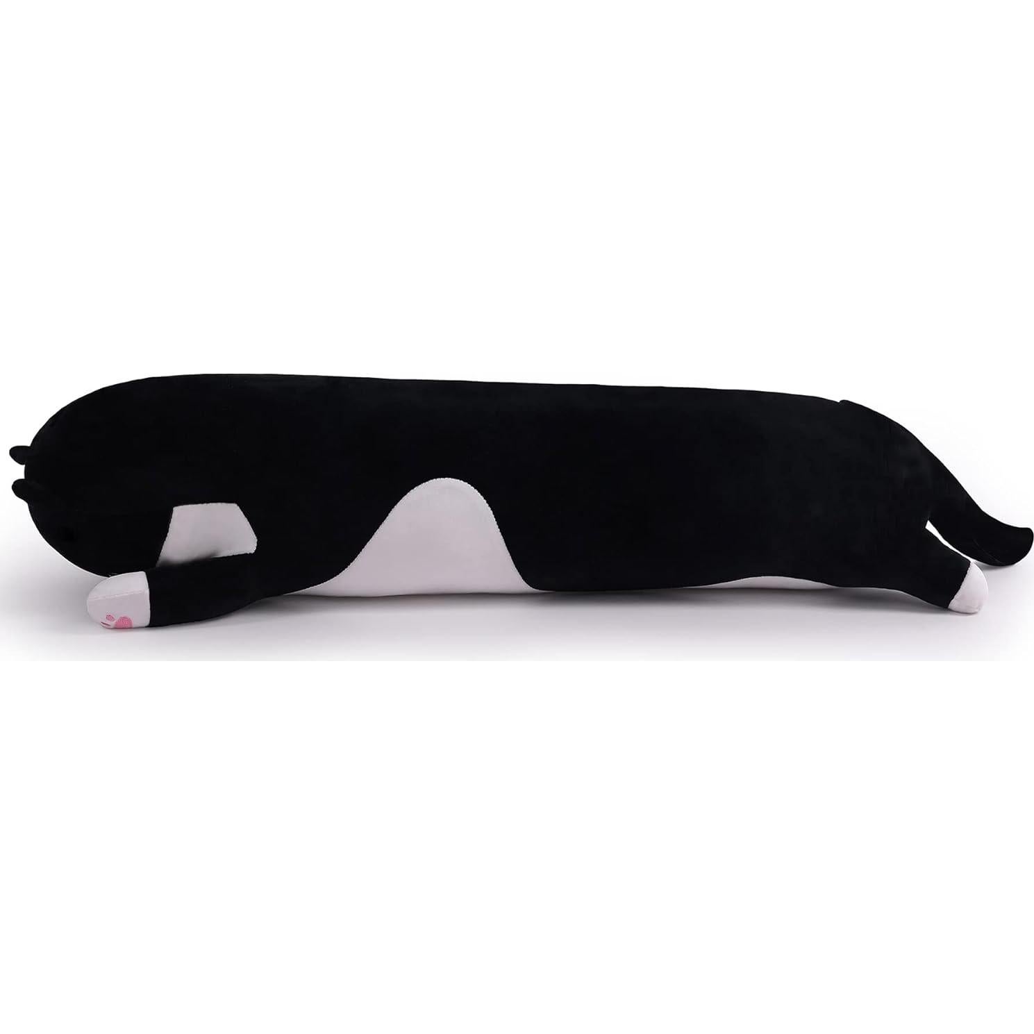 Almohada de Gato de Peluche MIAOHAHA 90cm Suave y Abrazable