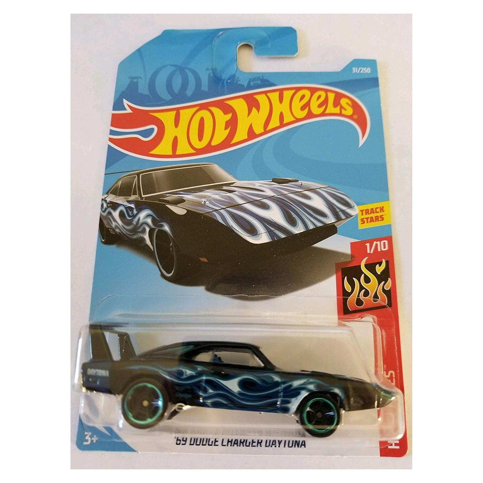 Hot Wheels 2019 Dodge Charger Daytona Negro 1:10