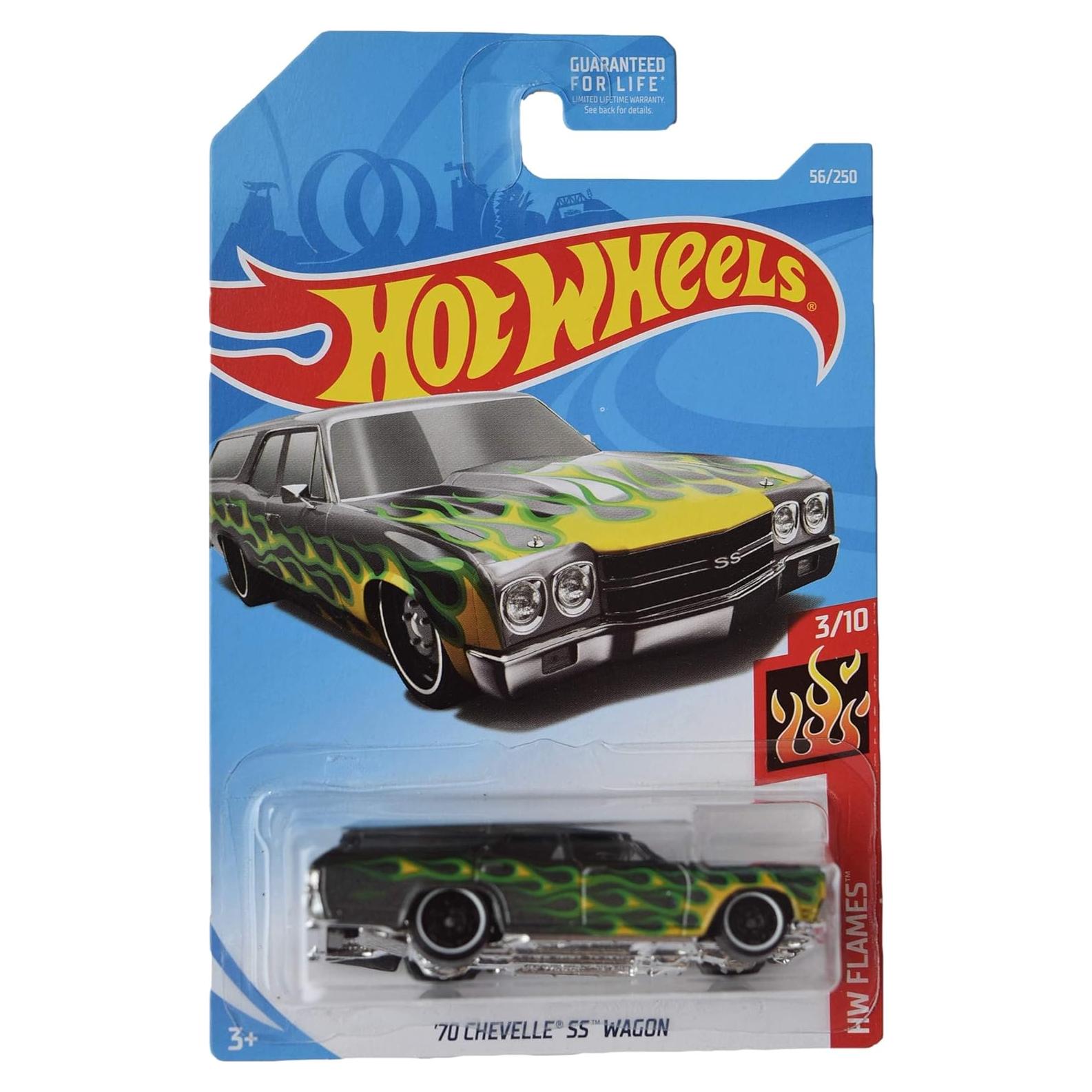 Hot Wheels Chevelle SS Wagon 1970 Escala 1:64 Gris