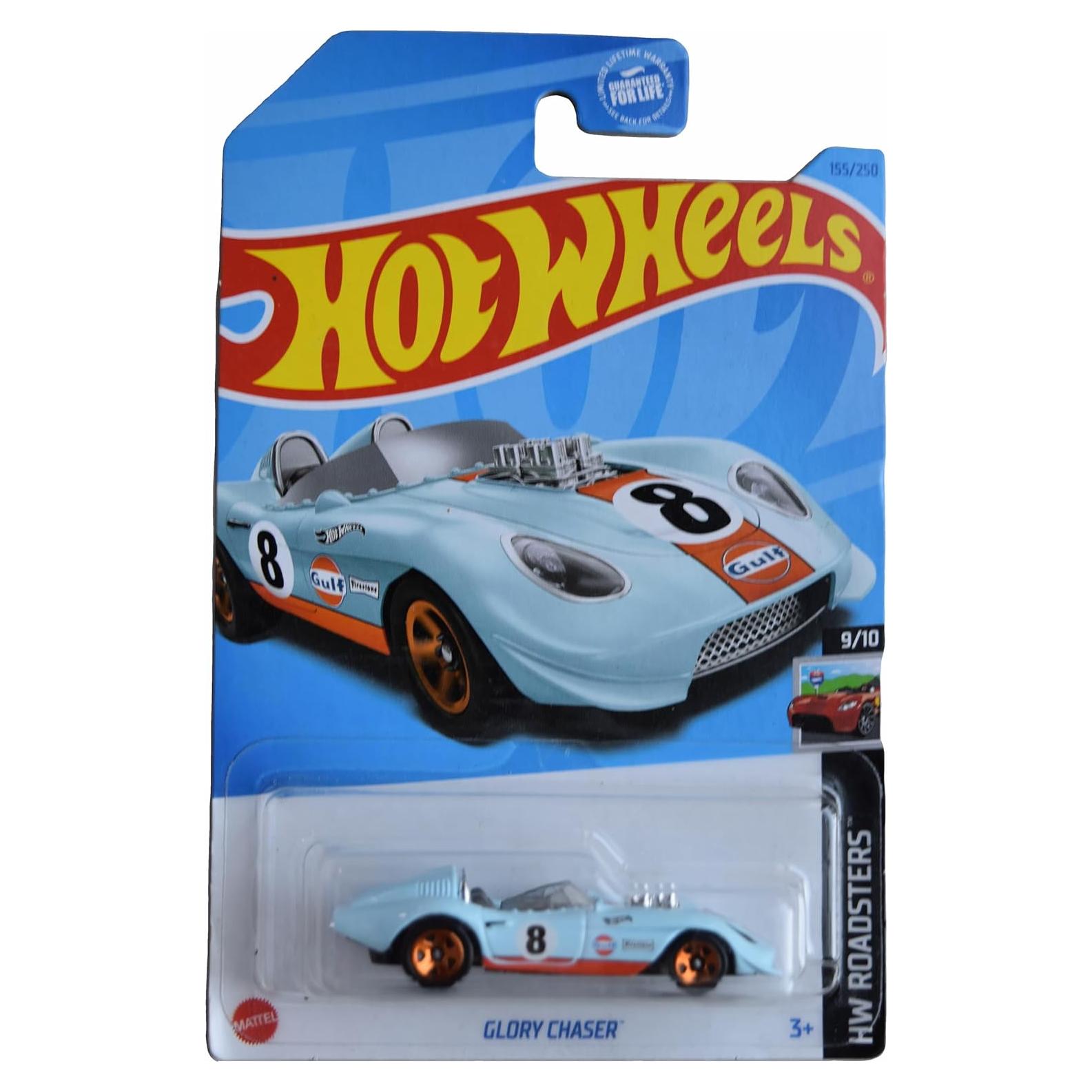 Hot Wheels Glory Chaser HW Roadsters 1:64 Azul 155/250