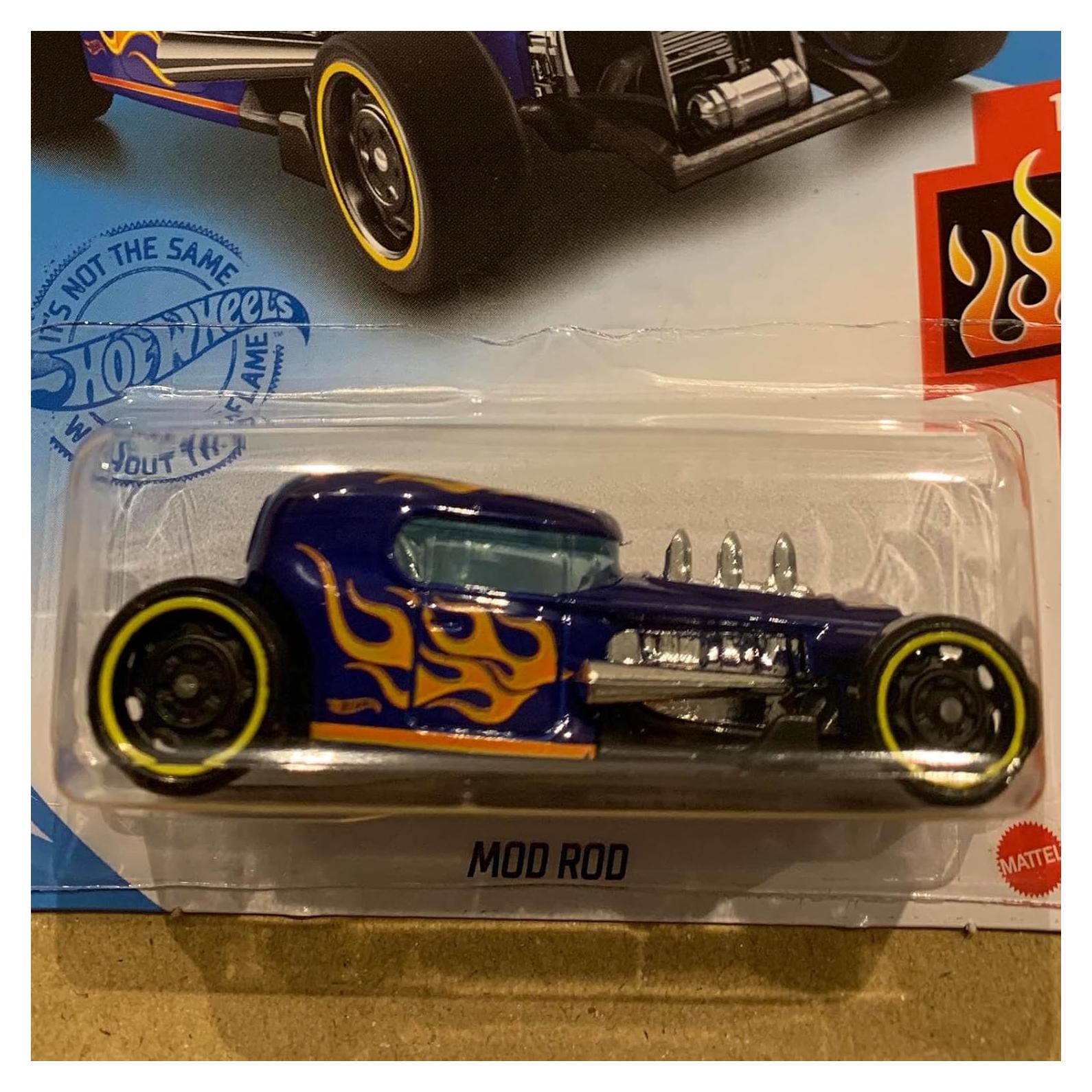 Auto de Juguete Hot Wheels Mod Rod Azul 2021 Escala 1:64