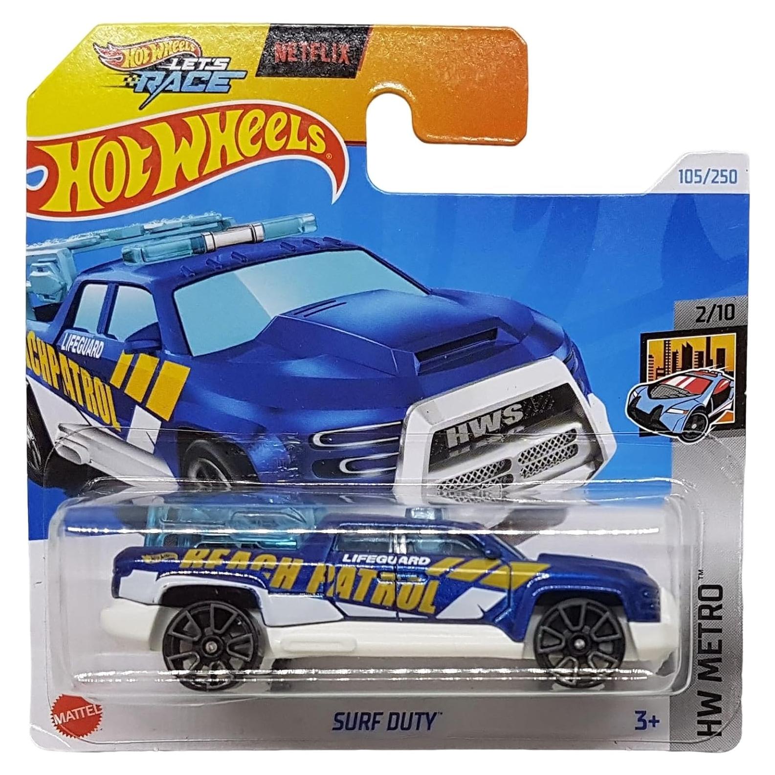 Hot Wheels Surf Duty Patrulla de Playa 1:64 Mattel 2024
