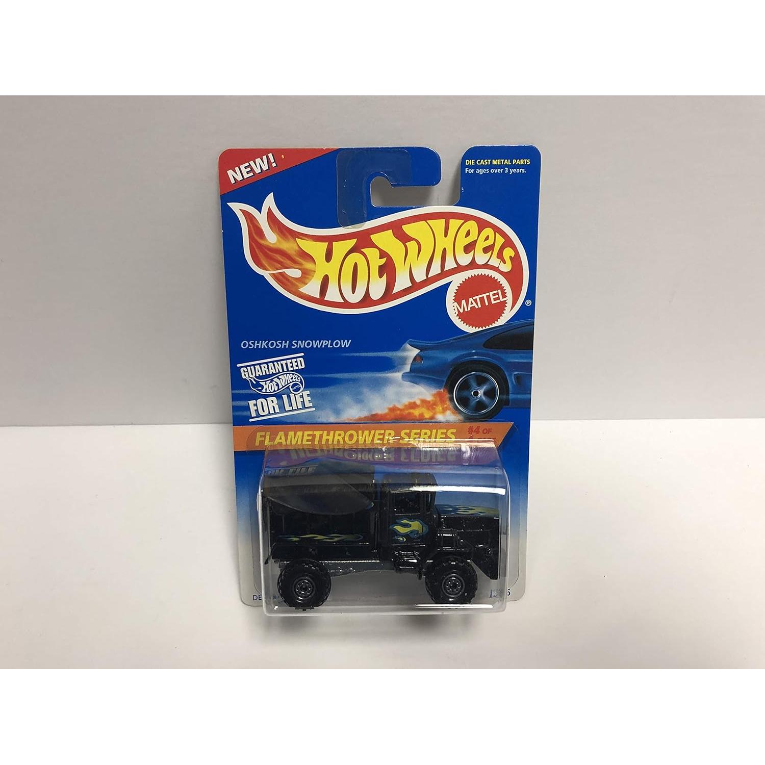 Camión de Juguete OSHKOSH SNOWPLOW 1996 Hot Wheels 1:64