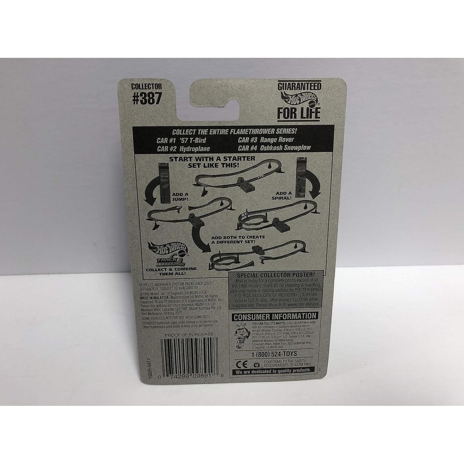 Camión de Juguete OSHKOSH SNOWPLOW 1996 Hot Wheels 1:64