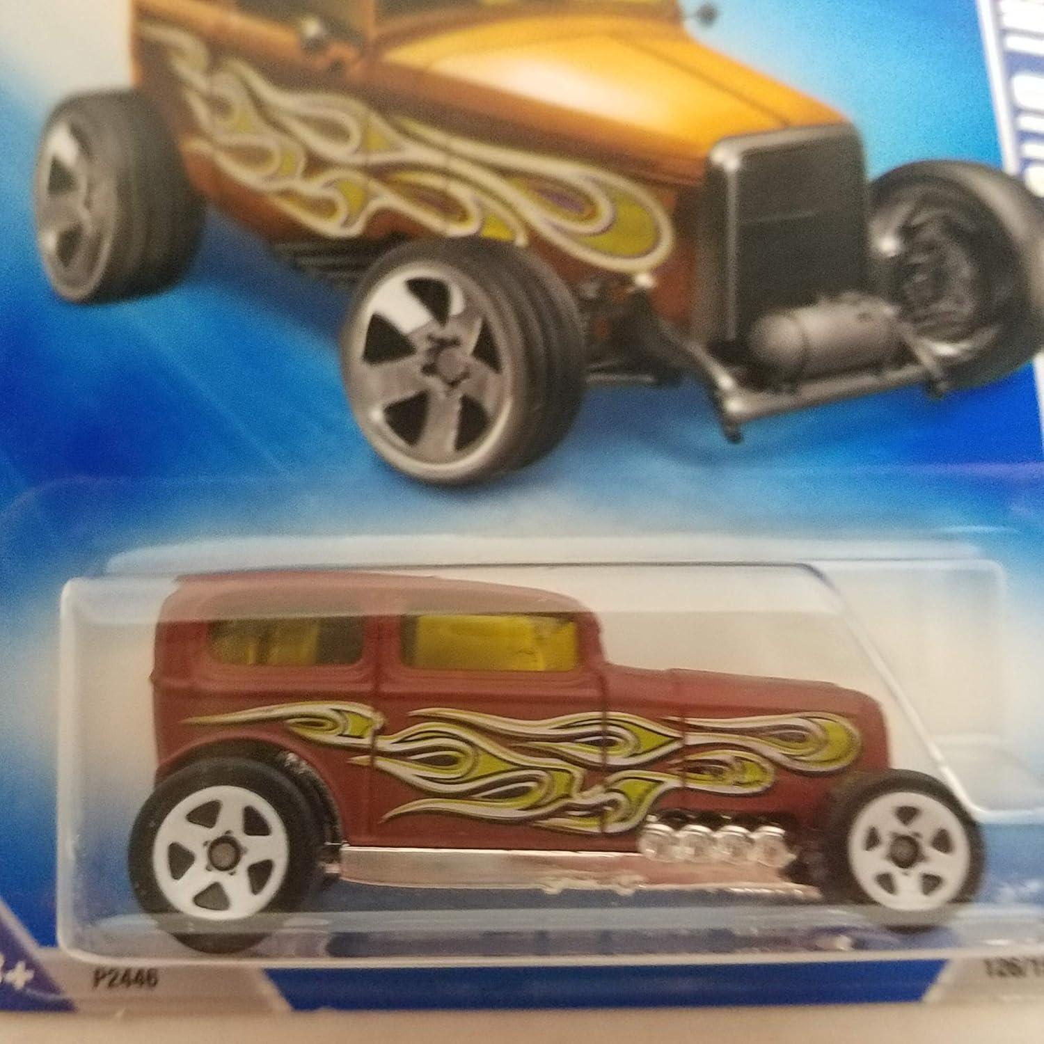 Coche de Juguete Hot Wheels 2009 Llamas Amarillas 1:64