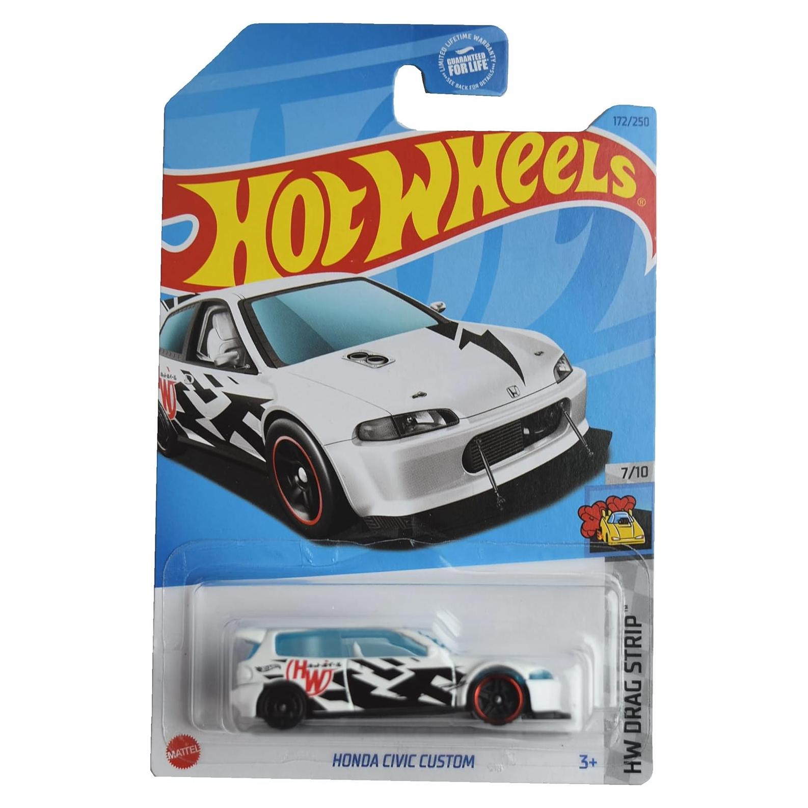 Hot Wheels Honda Civic Personalizado 1:64 Mattel Drag Strip