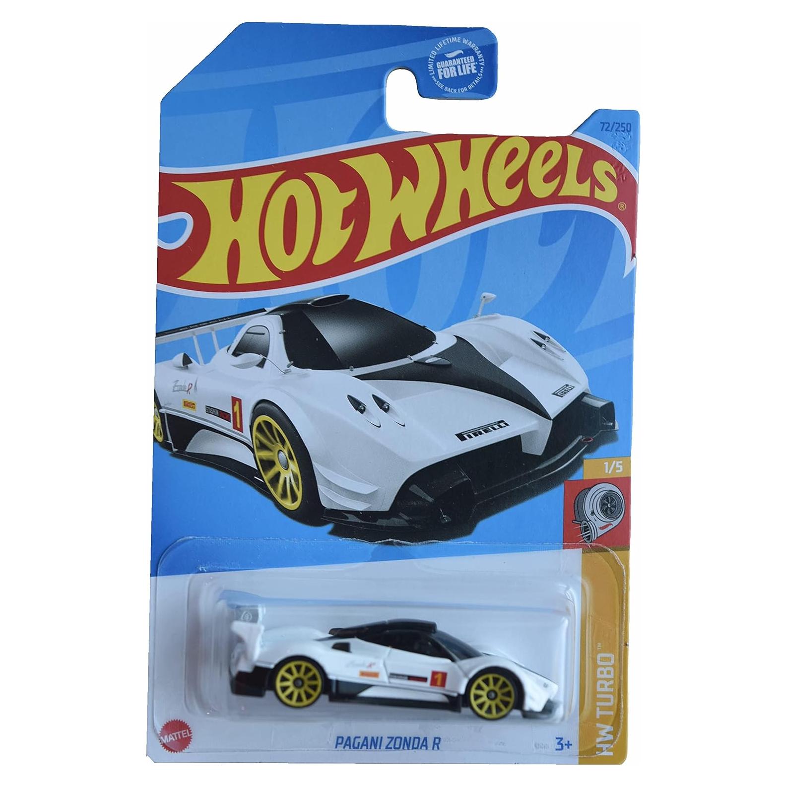 Hot Wheels Pagani Zonda R Blanco 1:64 HW Turbo 1/5