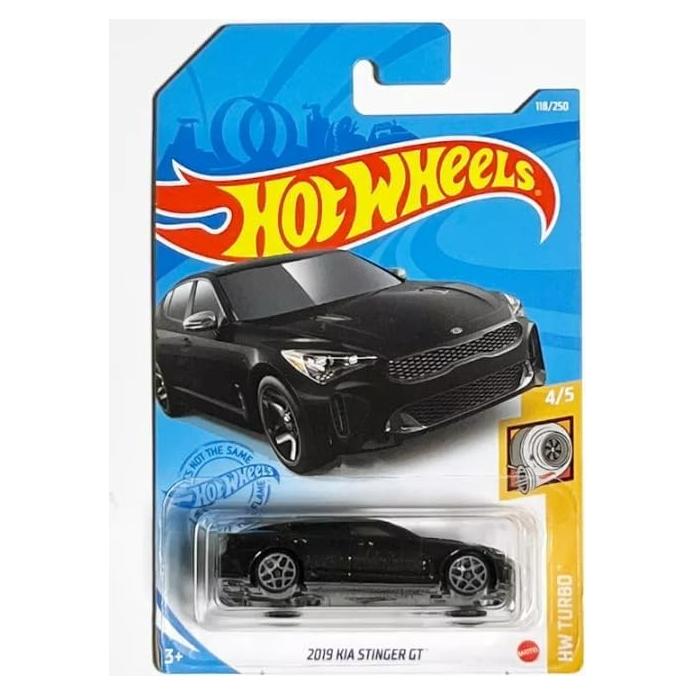 Hot Wheels Kia Stinger GT 2019 Coche Fundición 1:64 Negro