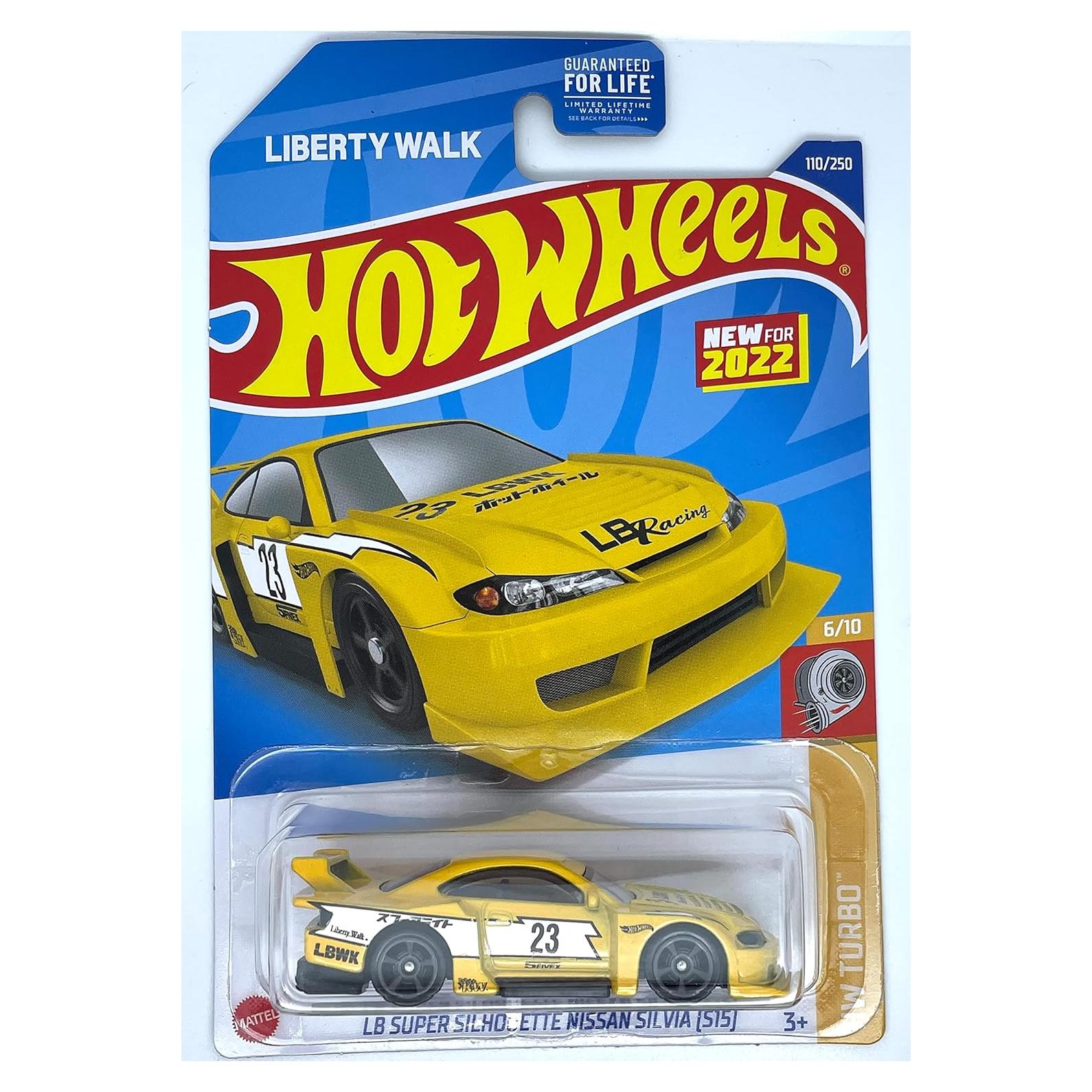 Hot Wheels 2022 - Nissan Silvia S15 - Escala 1:64 - Amarillo