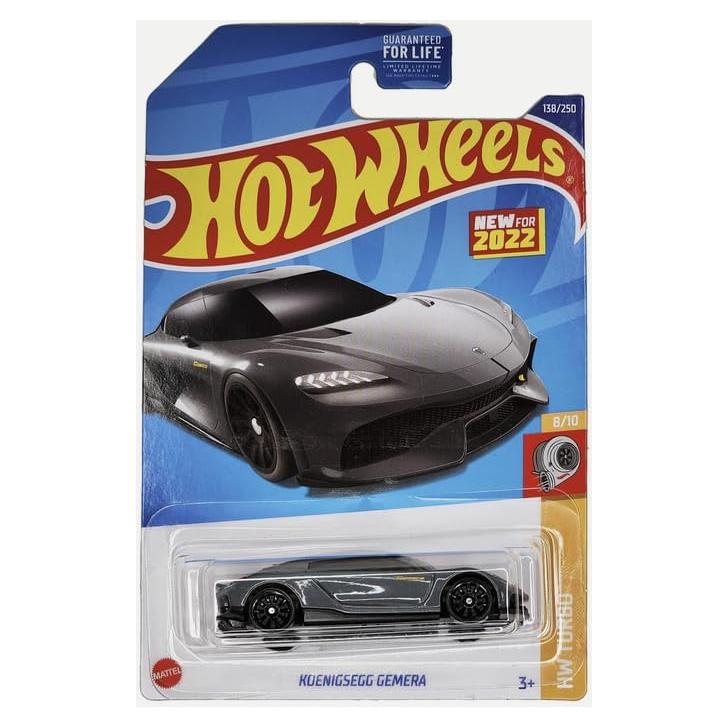 Hot Wheels Koenigsegg Gemera HW Turbo 1:64 Gris