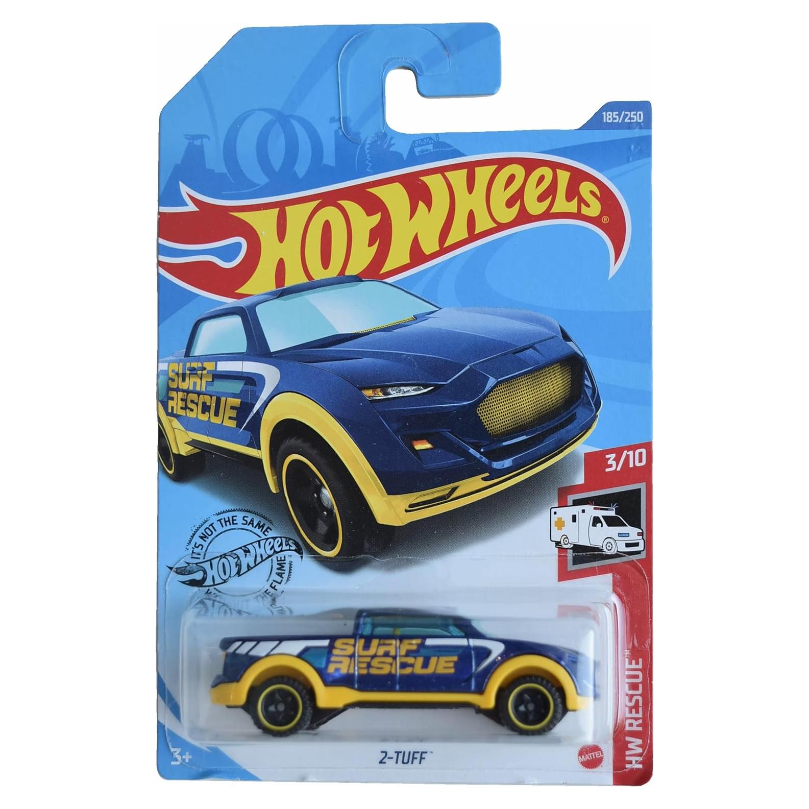 Hot Wheels 2 Tuff HW Rescue 1:64 Azul 185/250