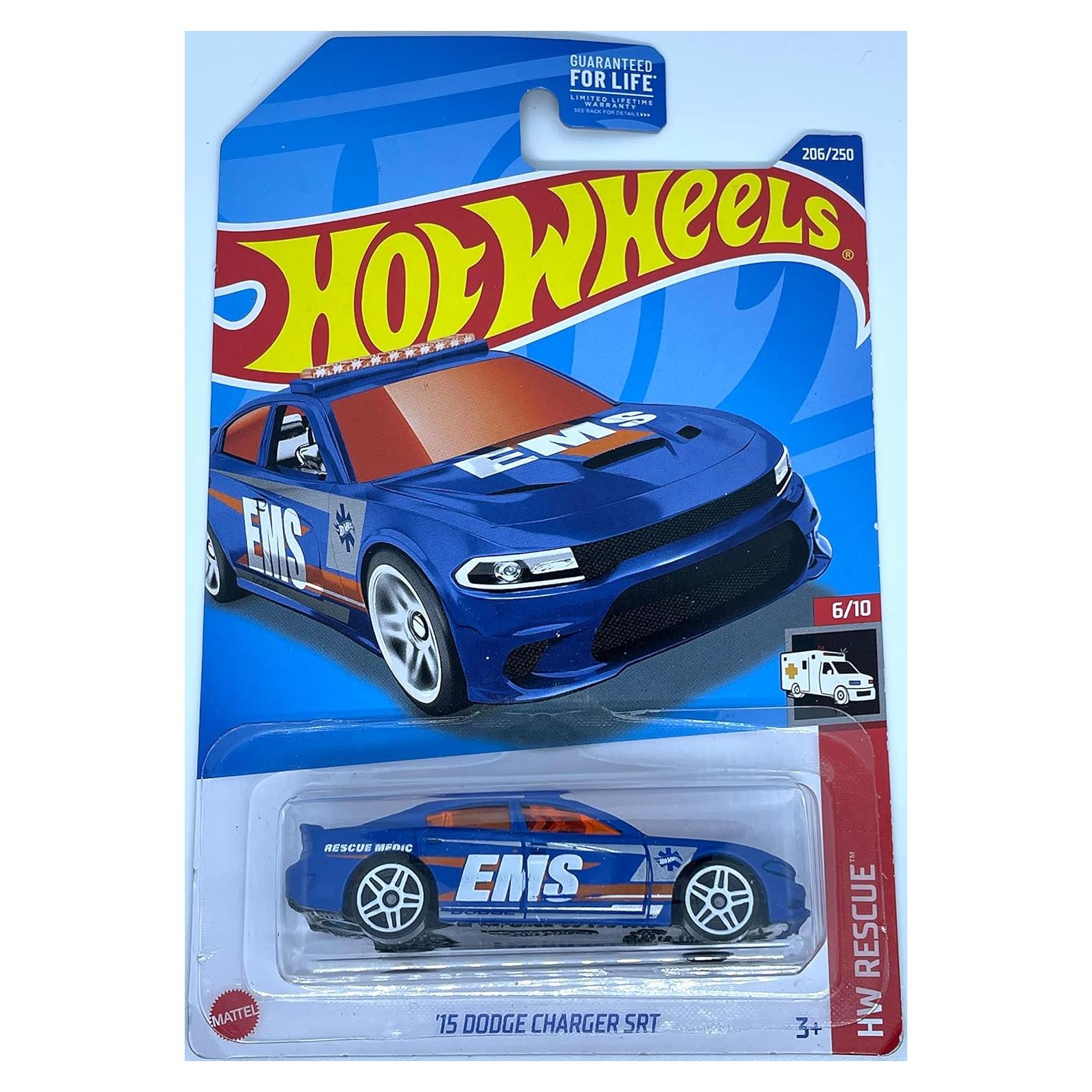 Hot Wheels 2022 Dodge Charger SRT EMS Azul 6/10 206/250
