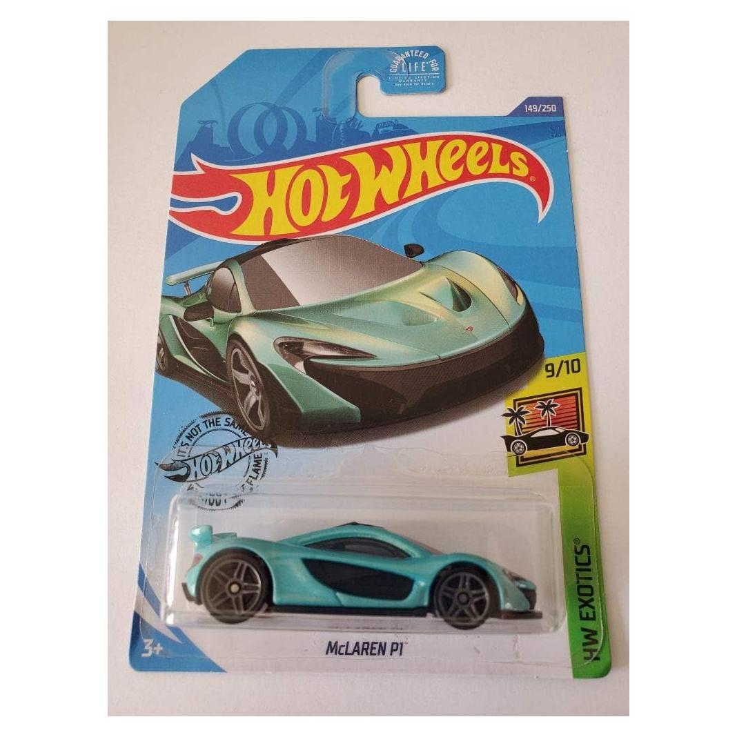 Auto de Colección Hot Wheels McLaren P1 1:64 Teal
