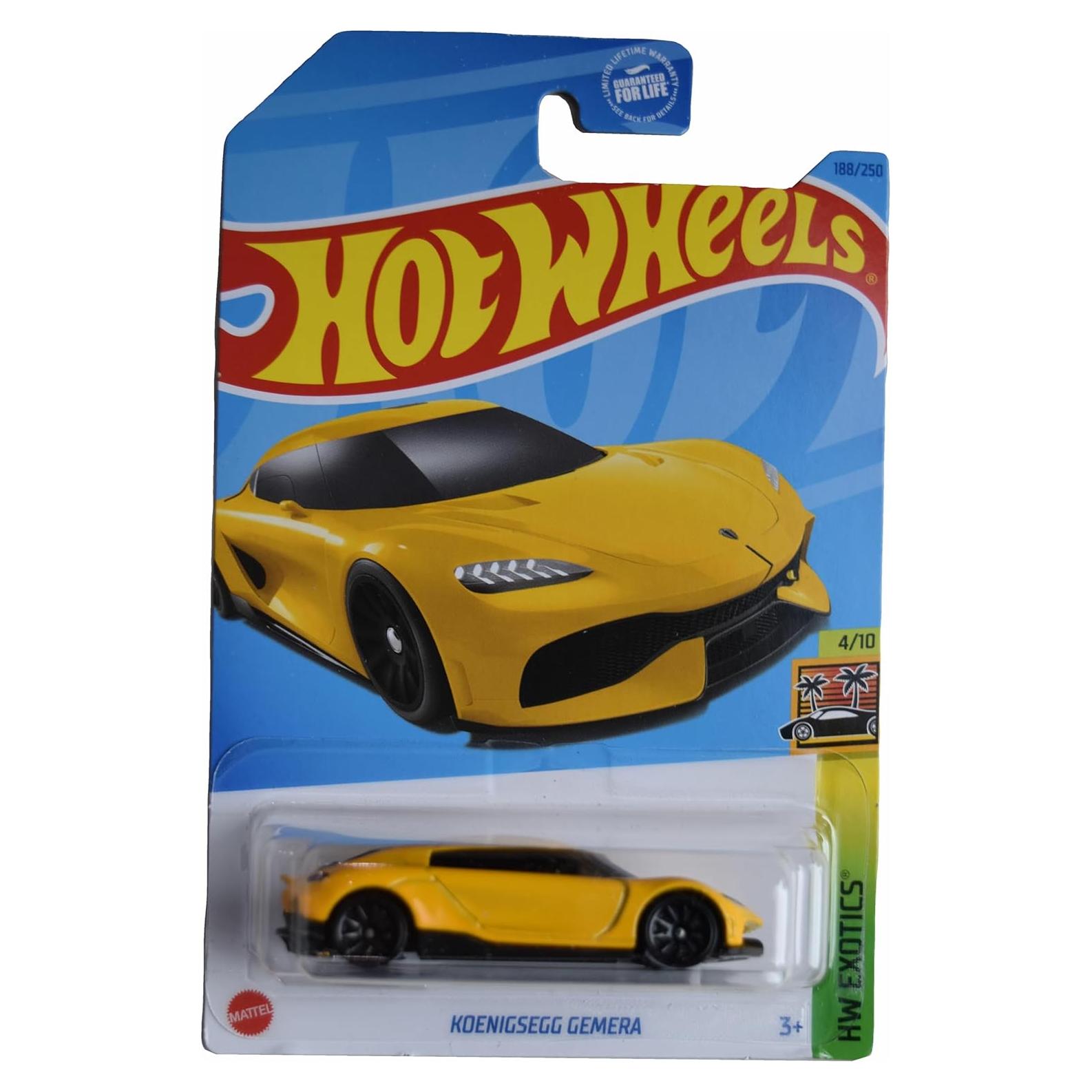 Hot Wheels Koenigsegg Gemera 1:64 Mattel Amarillo