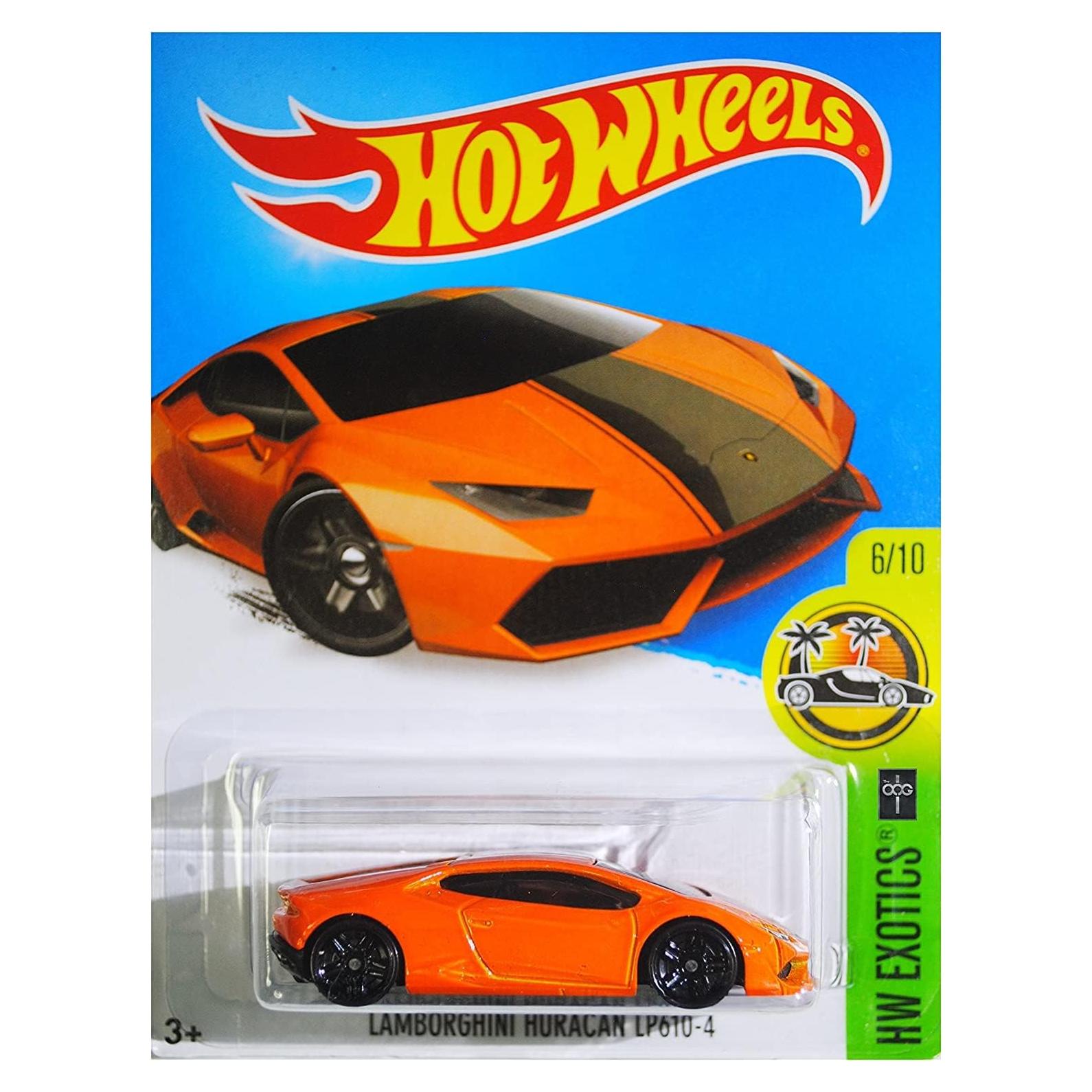 Hot Wheels Lamborghini Huracán LP610-4 Naranja 1:64 Mattel