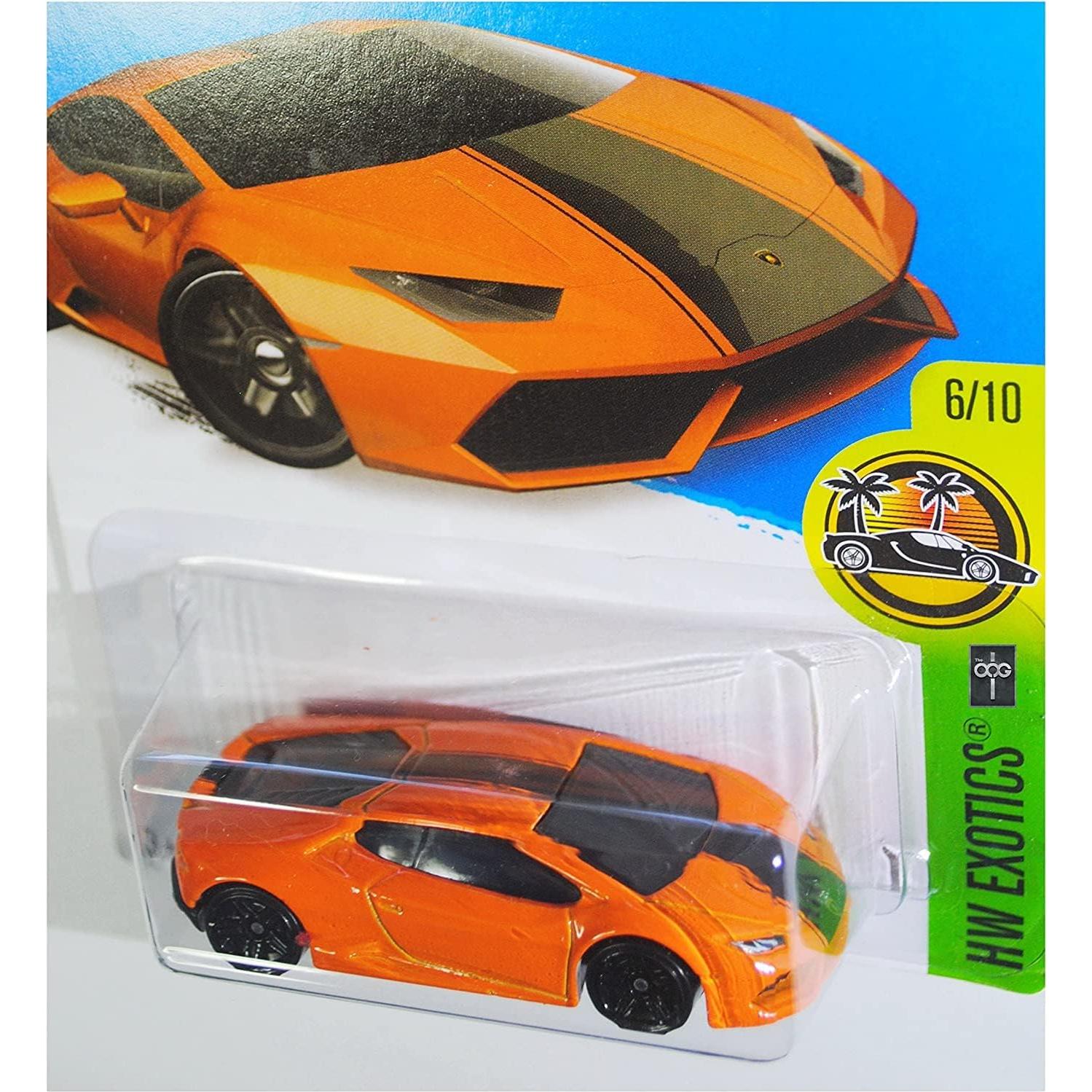 Hot Wheels Lamborghini Huracán LP610-4 Naranja 1:64 Mattel