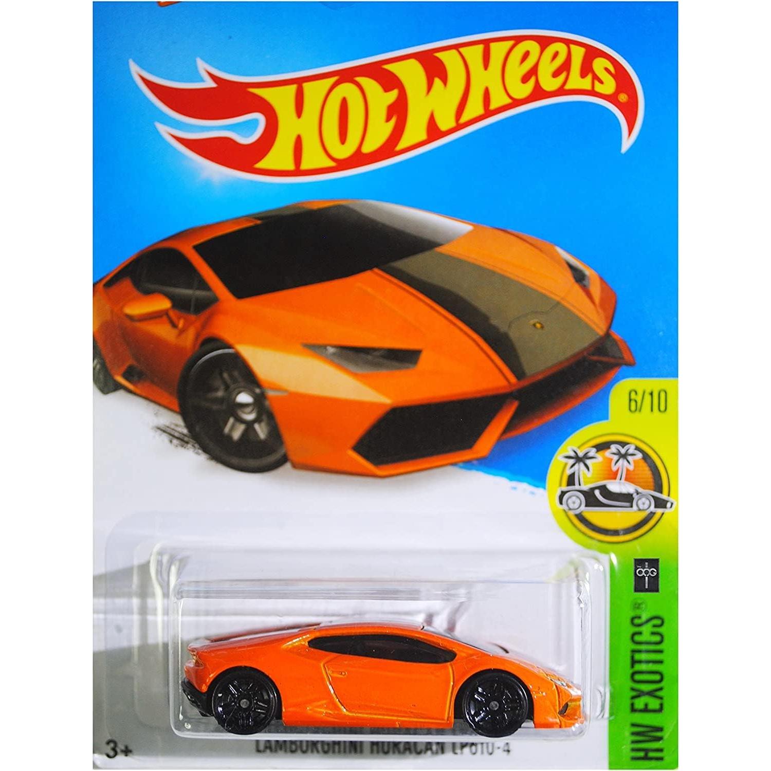 Hot Wheels Lamborghini Huracán LP610-4 Naranja 1:64 Mattel