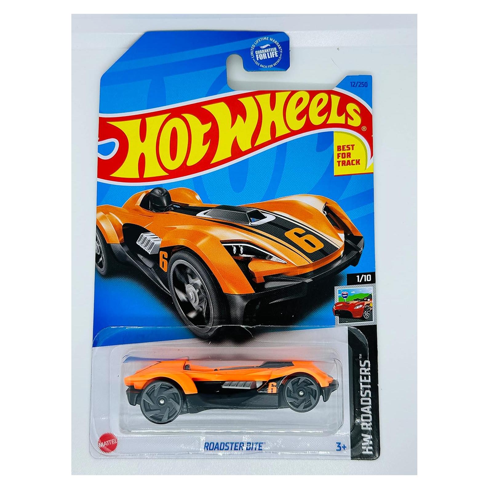 Hot Wheels Roadster BITE 2023 Naranja 1:64 Mint