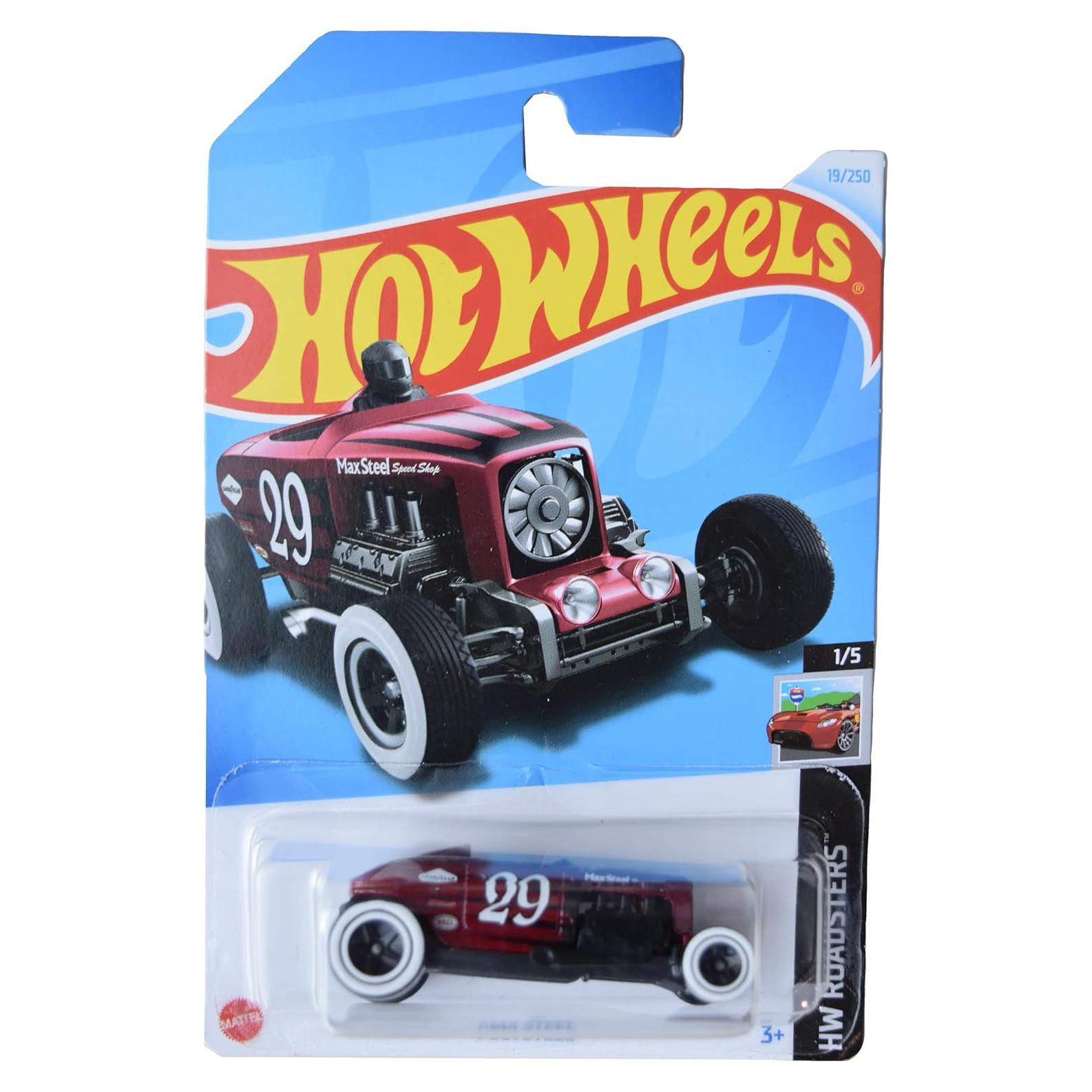 Auto de Juguete Hot Wheels Max Steel 1:64 Rojo