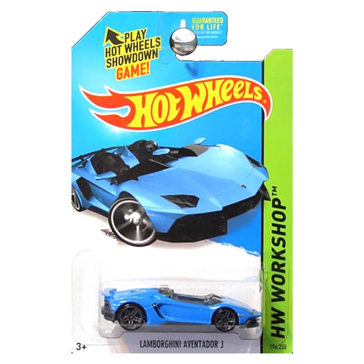 Hot Wheels Lamborghini Aventador J Azul 1:64 Coleccionable