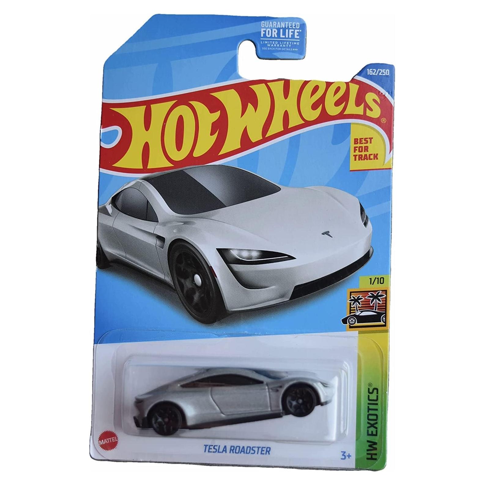 Hot Wheels Tesla Roadster 1:64 Mattel - 40.64g