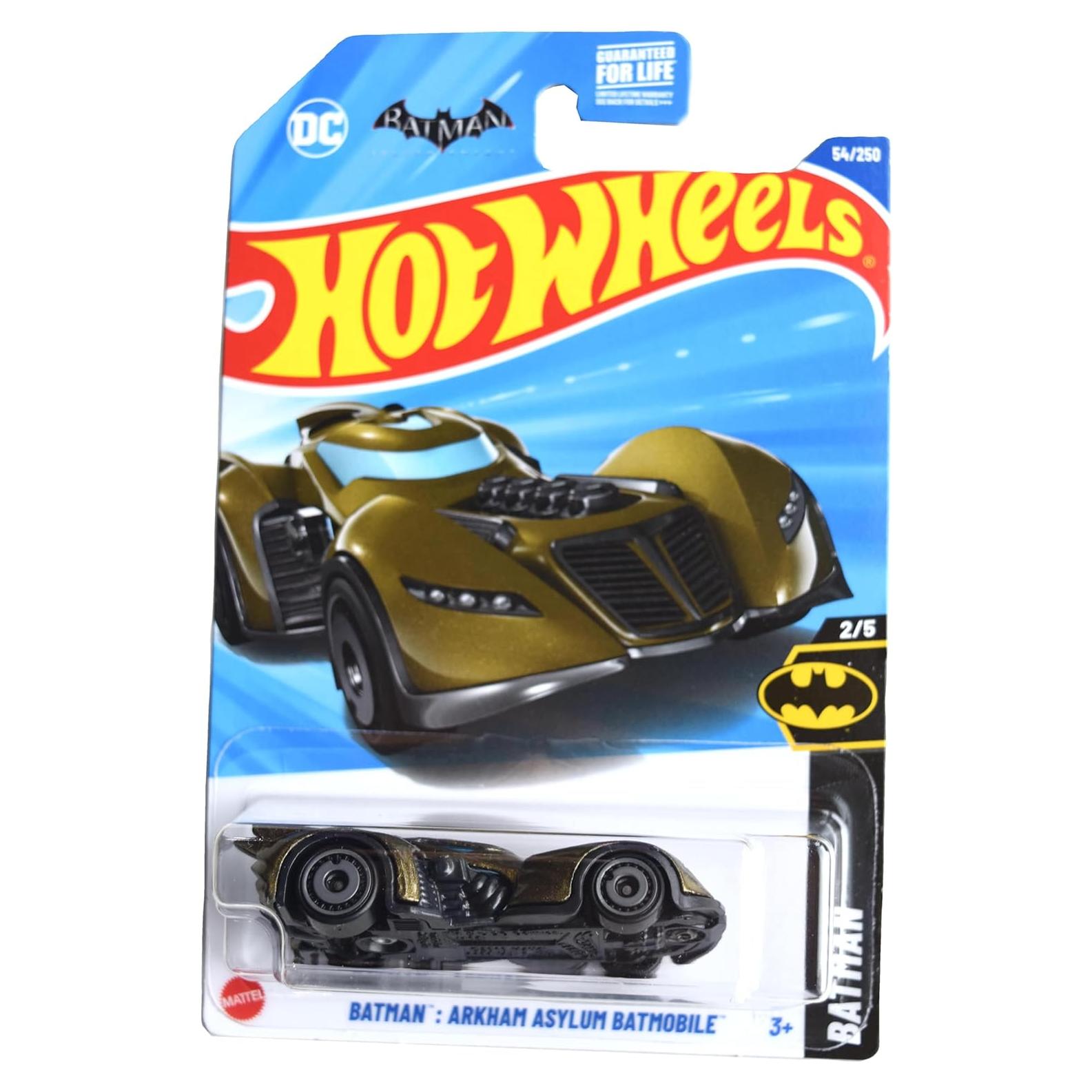 Hot Wheels Batmóvil Batman Asylum Arkham 1:64 Mattel