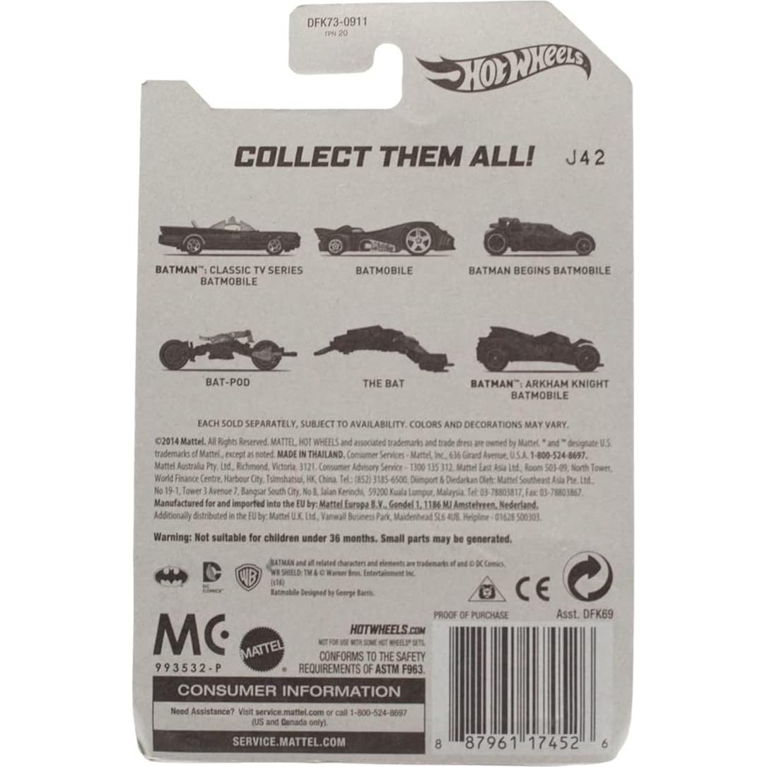 Hot Wheels Batmóvil 1966 escala 1:64 Mattel