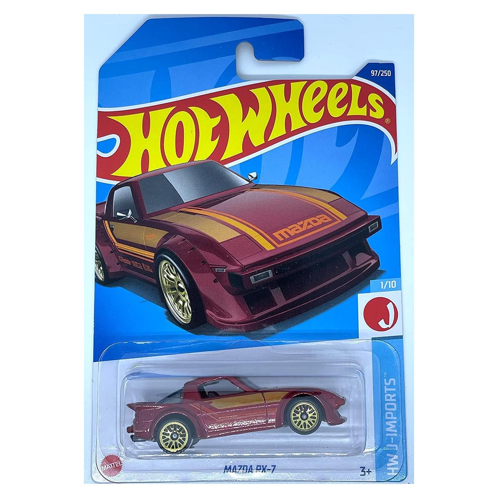 Hot Wheels Mazda RX-7 2022 Rojo Escala 1:64 Die Cast
