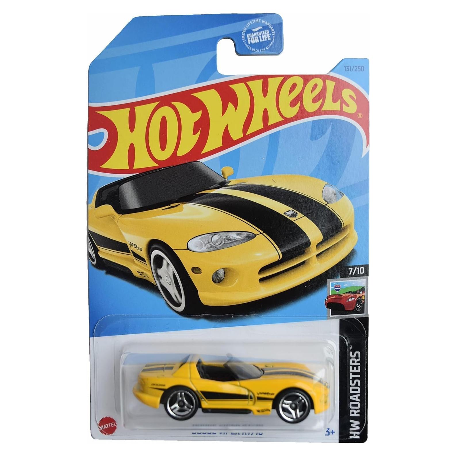 Hot Wheels Viper RT/10 Amarillo 1:64 Metal Fundido