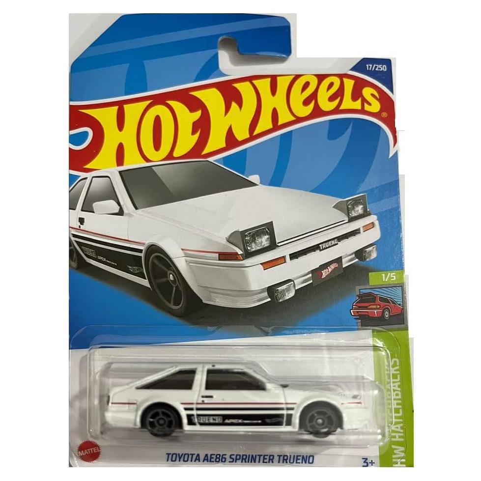 DieCast Hot Wheels Toyota AE86 Sprinter Trueno Blanco 1:64