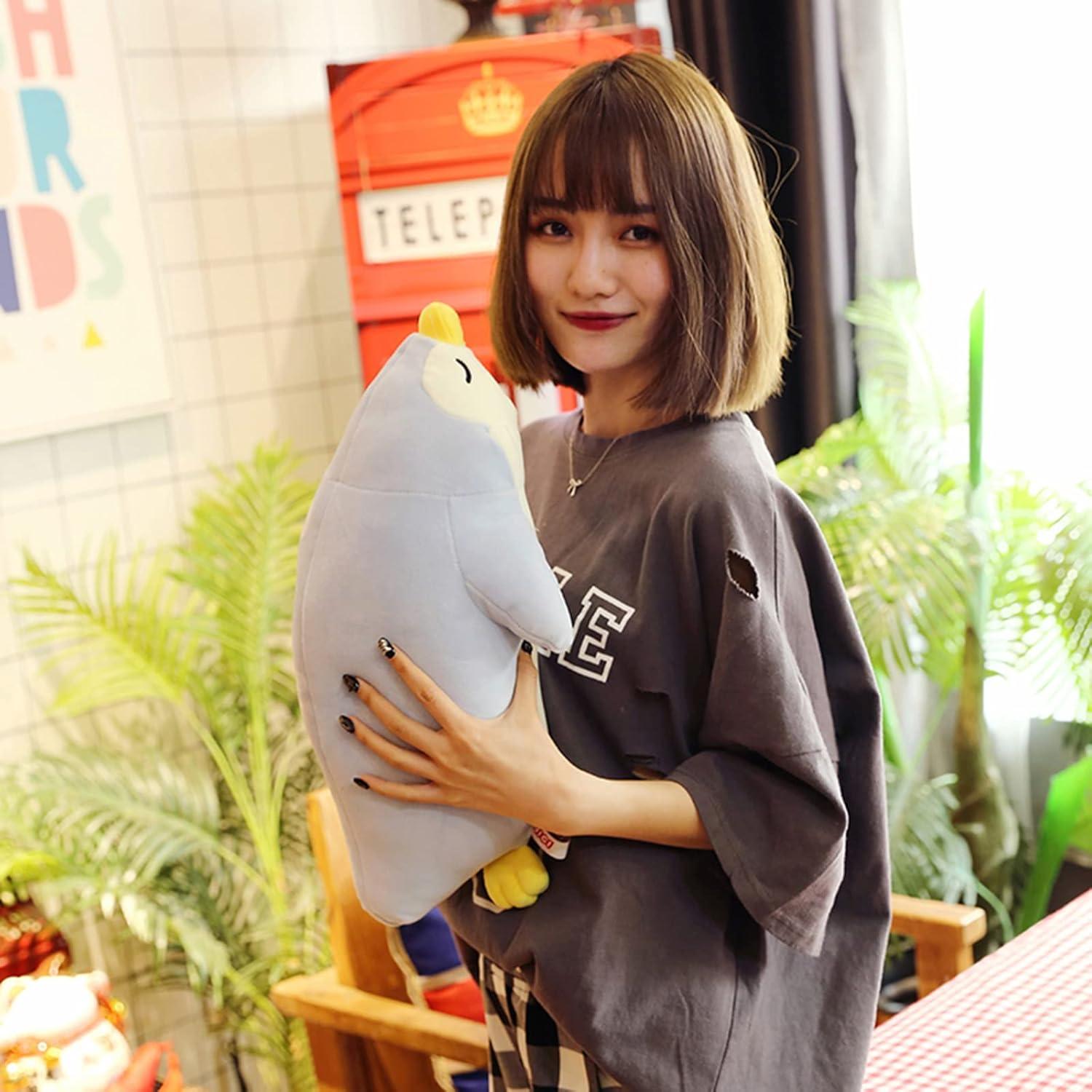 Muñeco de peluche Pingüino GOOC 35.1 cm Azul Kawaii