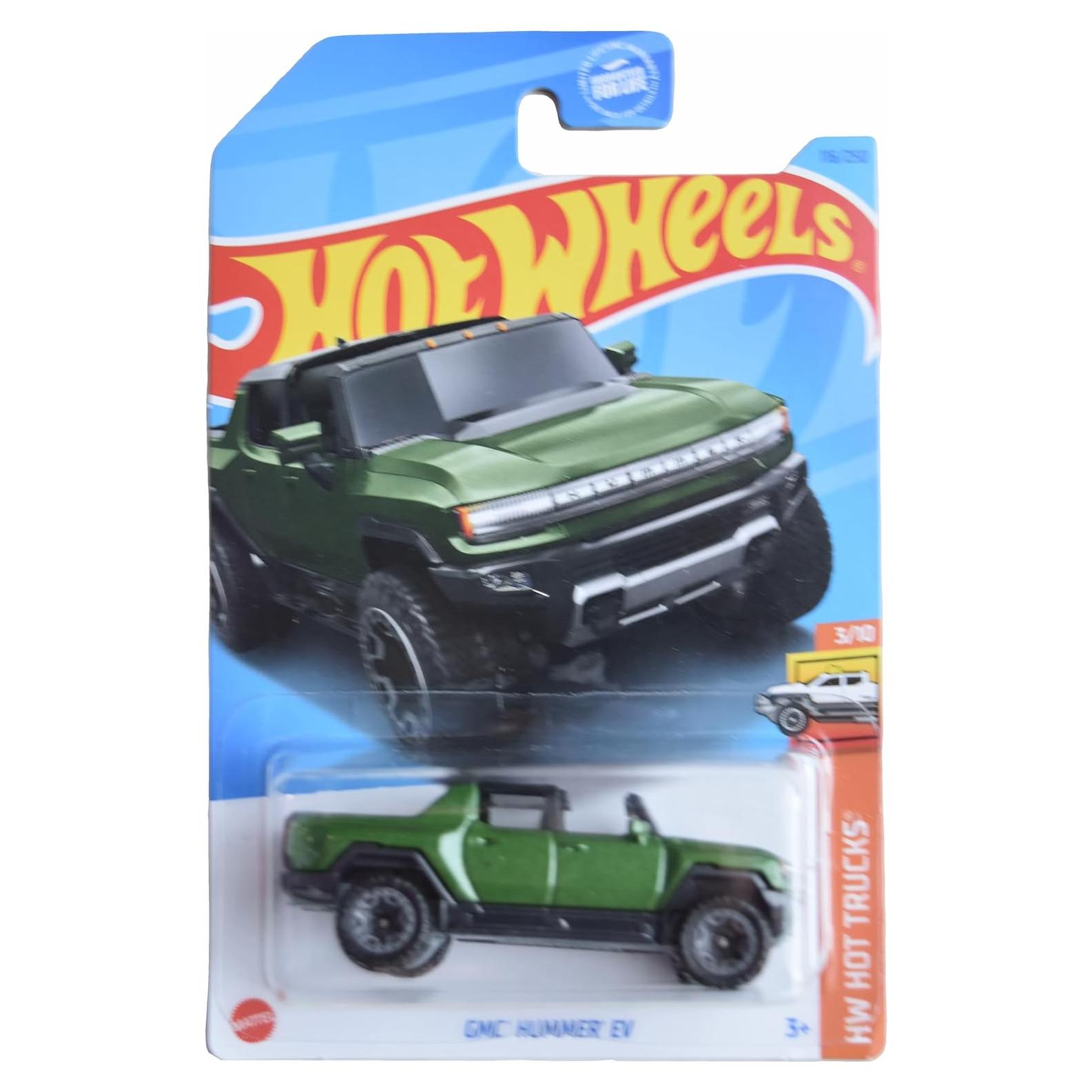 Auto de Juguete Hot Wheels GMC Hummer EV 1:64 Verde