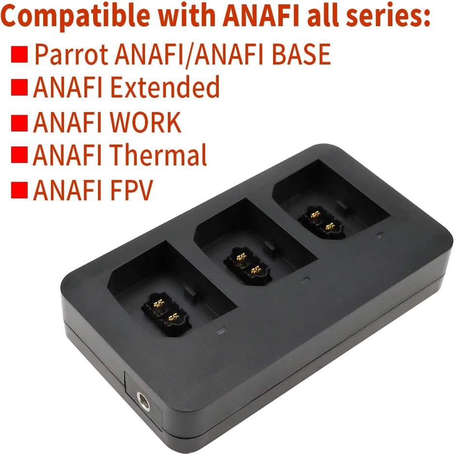 Cargador Multifuncional Hanatora para Baterías Parrot ANAFI