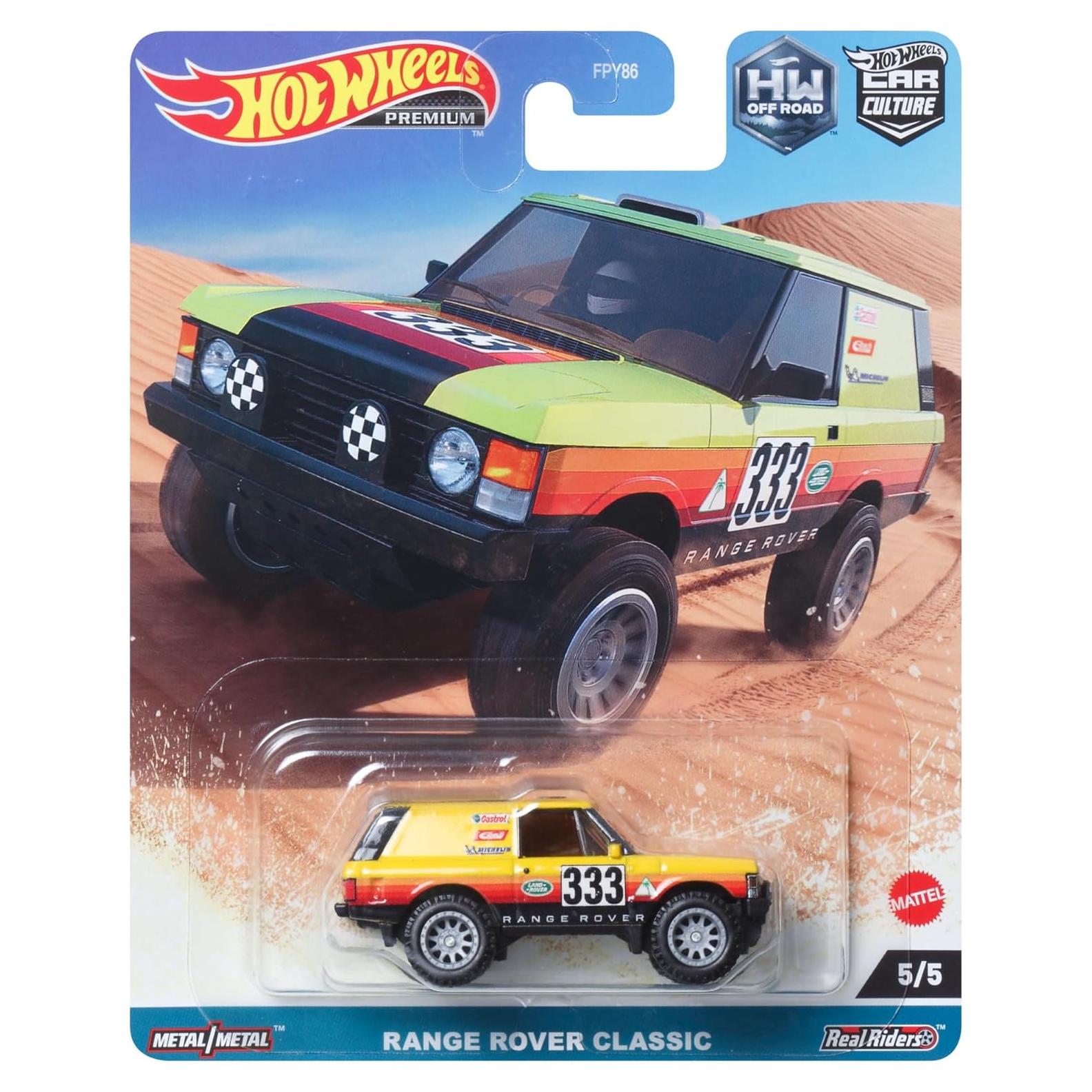 Hot Wheels HKC71 Range Rover Classic 3 años y más