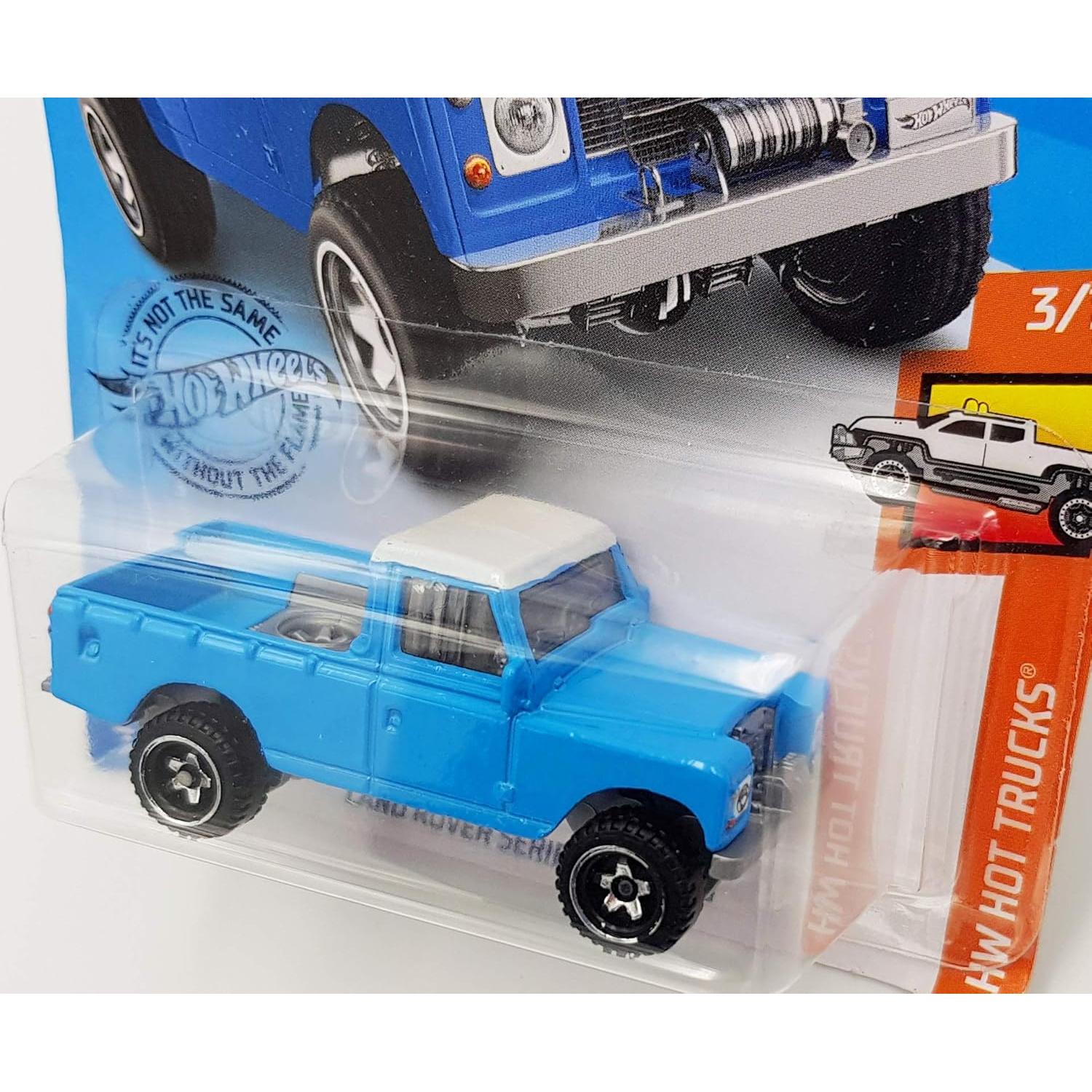Hot Wheels Land Rover Serie III Pickup 111/250 Azul Claro