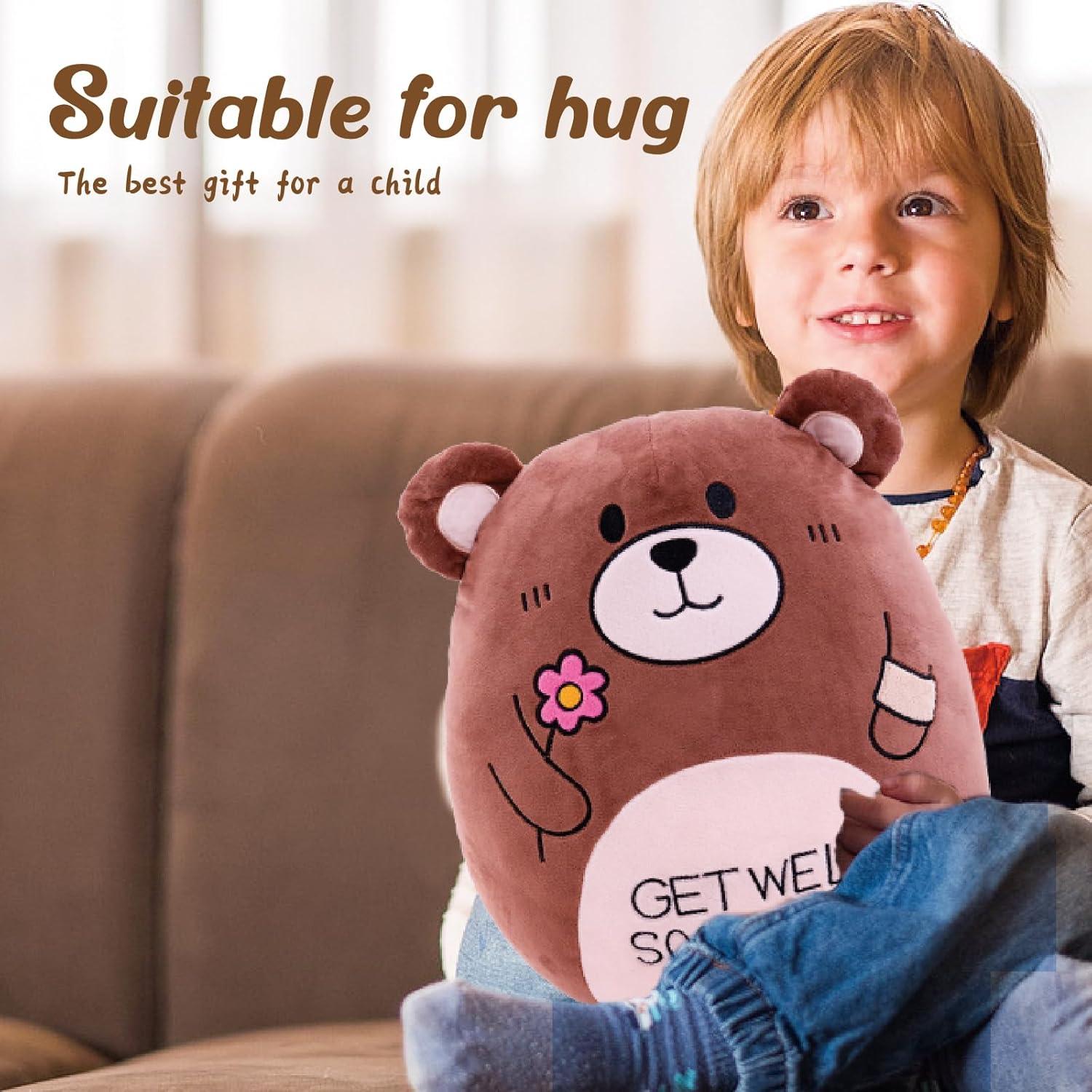 Almohada de Peluche Oso AmyToo 36.83 cm Get Well Soon