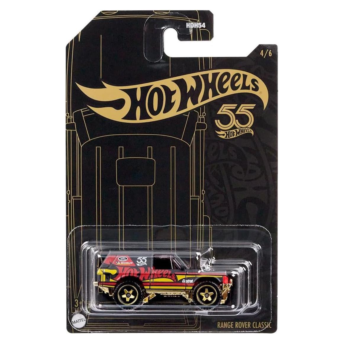 Hot Wheels Range Rover Clásico 55 Aniversario 1:64