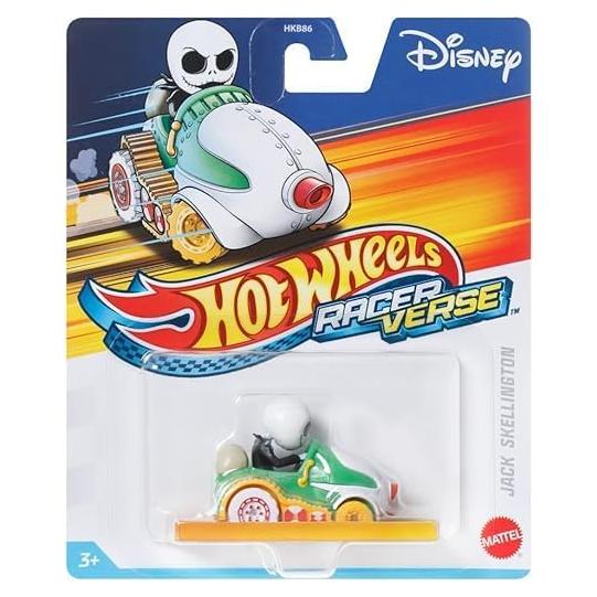 Hot Wheels Racer Jack Skellington Metal 16.5x14cm