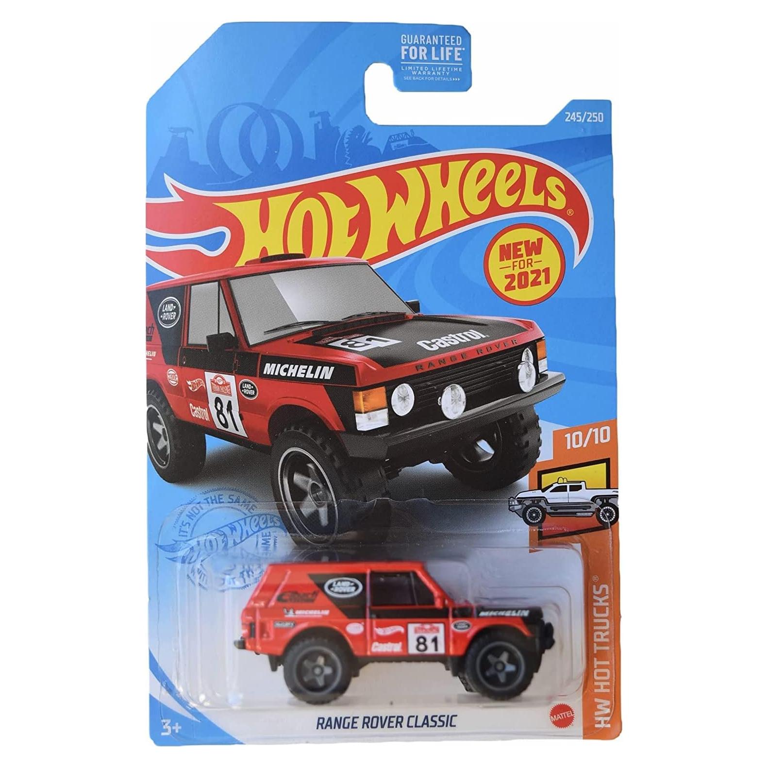 Hot Wheels Range Rover Clásico Rojo 1:64 Mattel