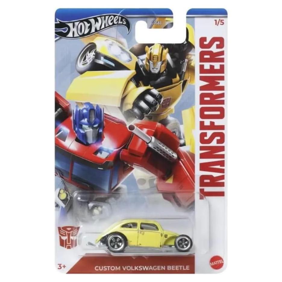 Hot Wheels Transformers Volkswagen Beetle Metal Fundido 1:5