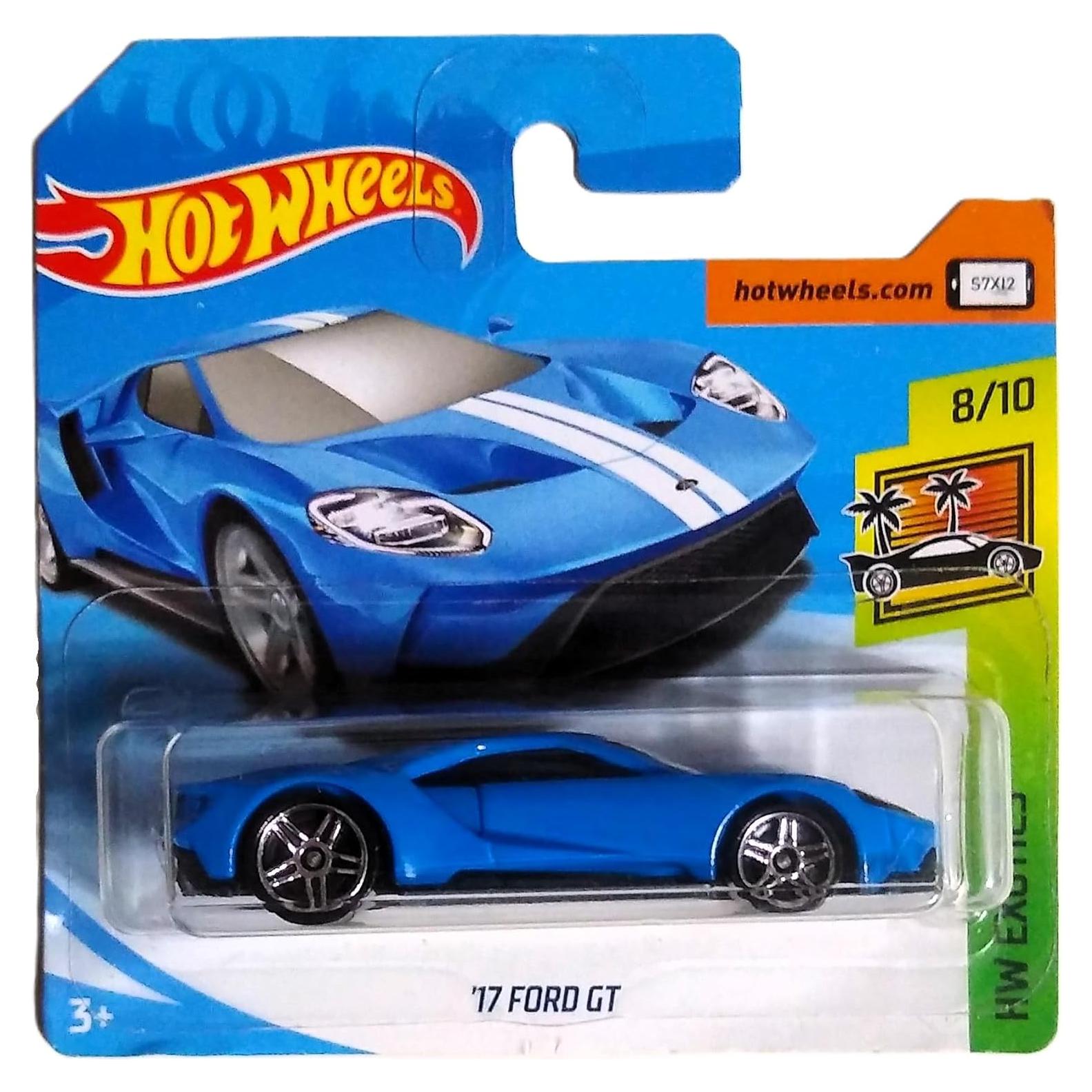 Hot Wheels 2018 Ford GT Azul 1:64 HW Exóticos 50 Aniversario