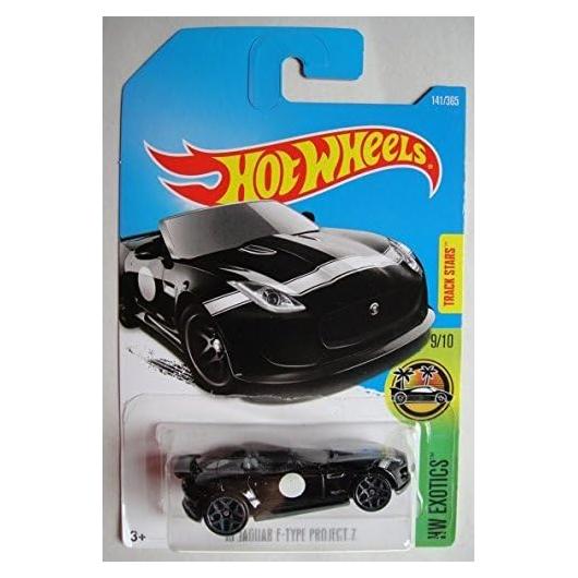 Hot Wheels Coche a Escala 1:64 Jaguar F-Type Negro 2017