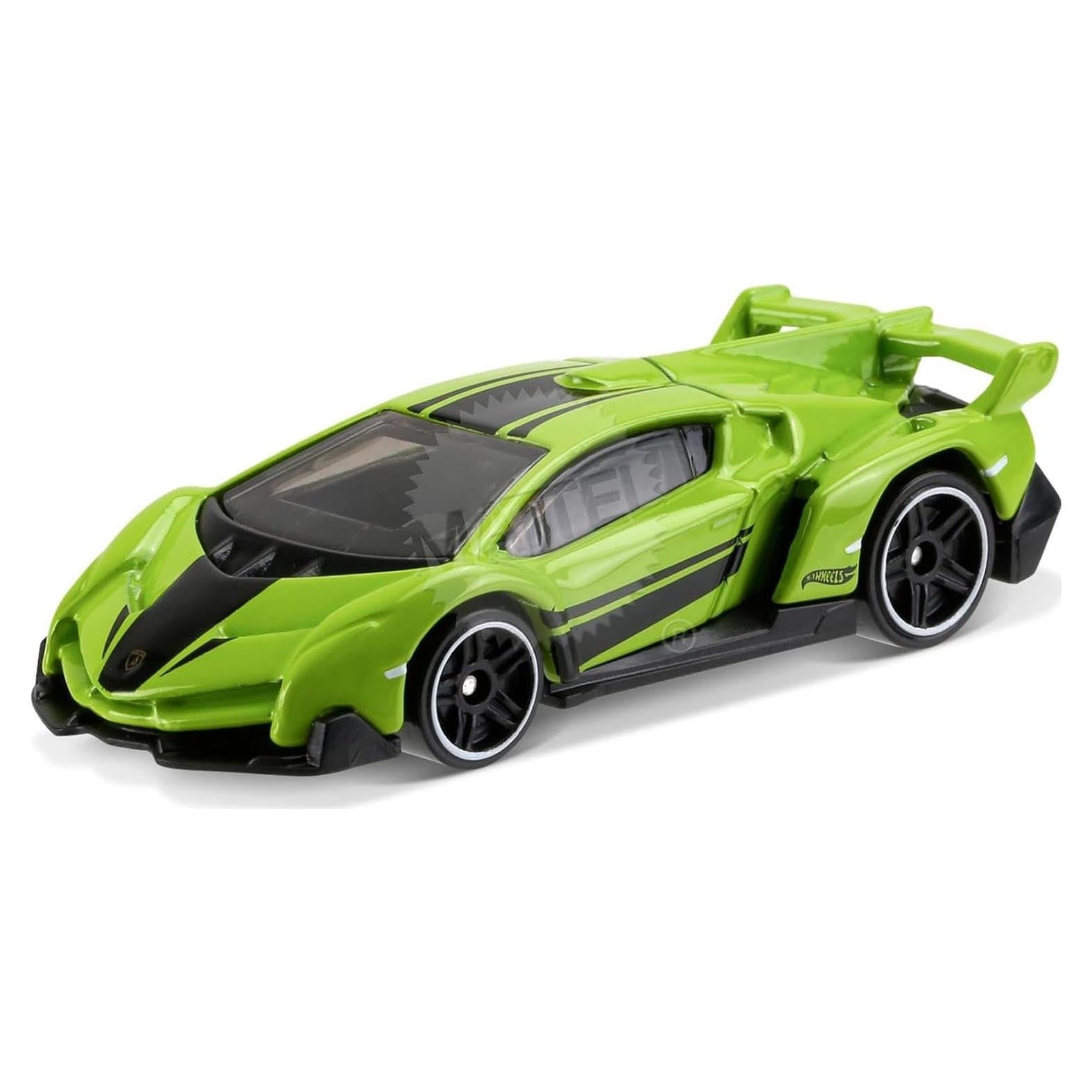 Hot Wheels Lamborghini Veneno 2017 Verde Neón 22.6 cm