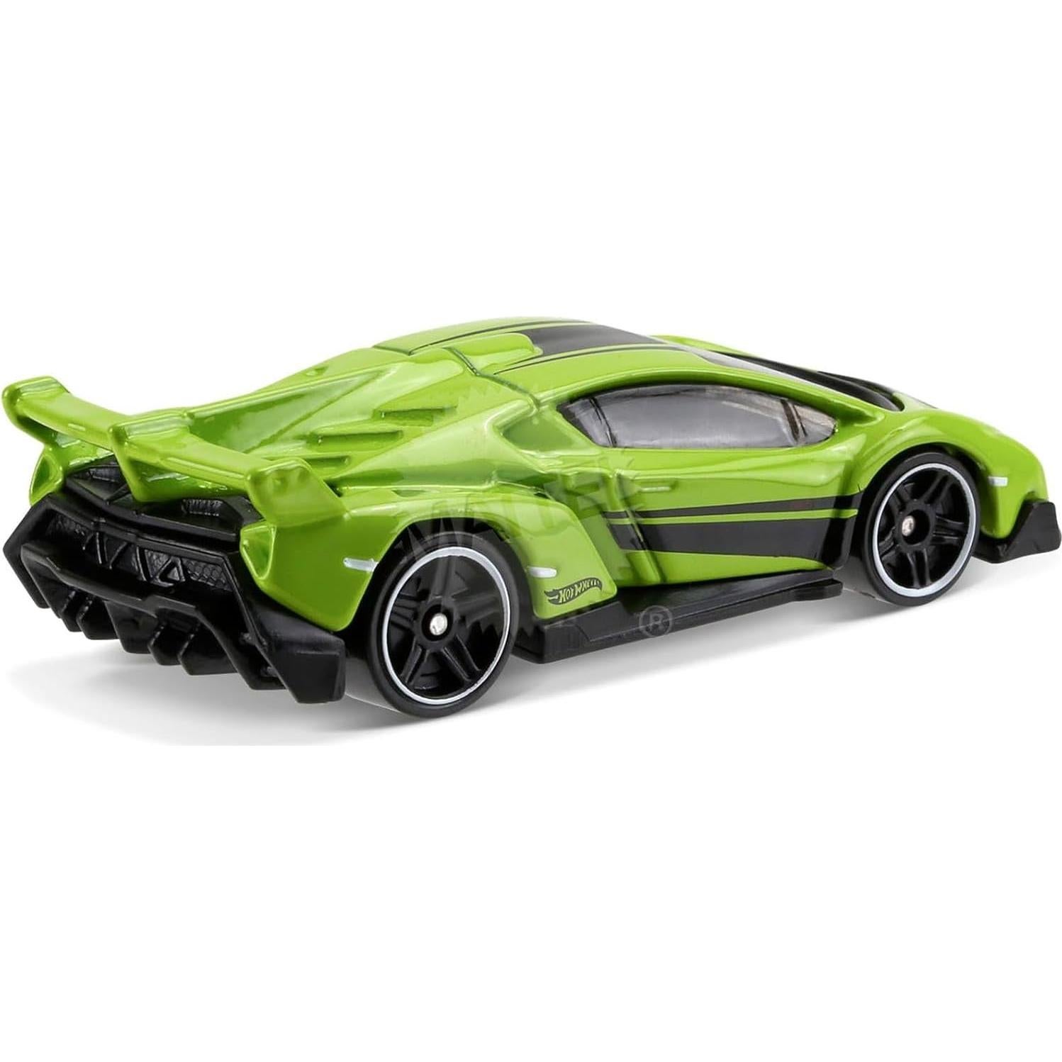 Hot Wheels Lamborghini Veneno 2017 Verde Neón 22.6 cm