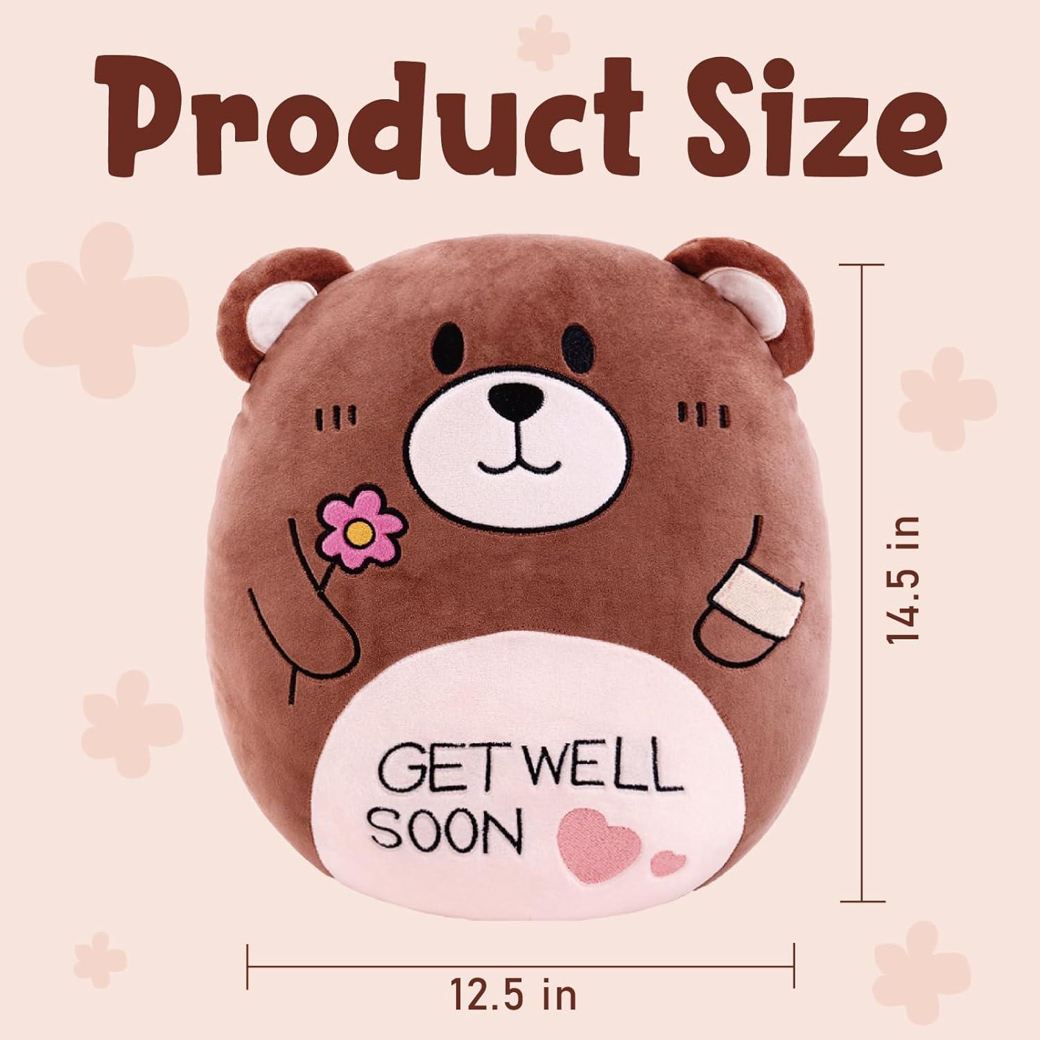 Almohada de Osito de Peluche AmyToo 36.83 cm Suave Regalo