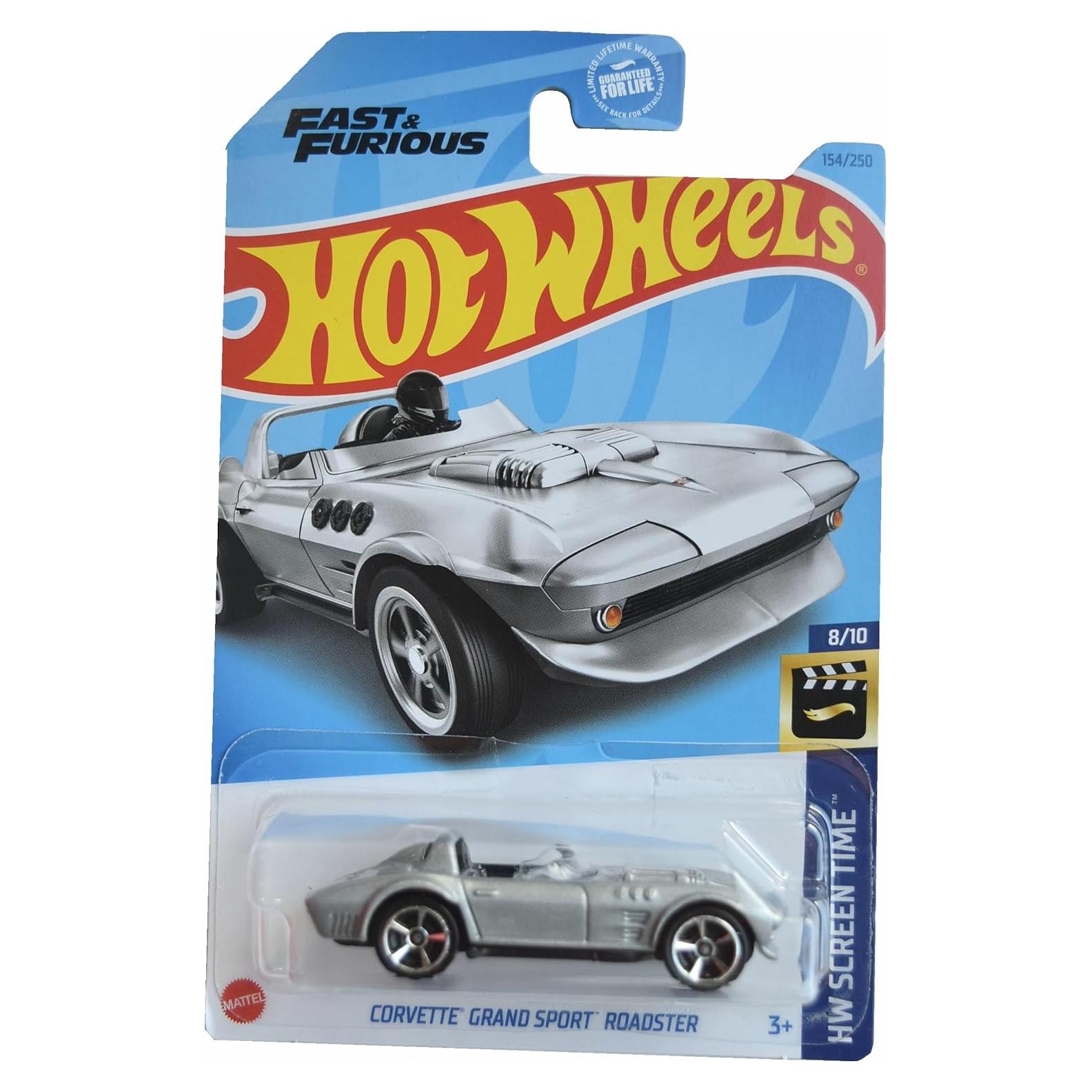 Hot Wheels Corvette Grand Sport Roadster 1:64 Mattel [Plata]