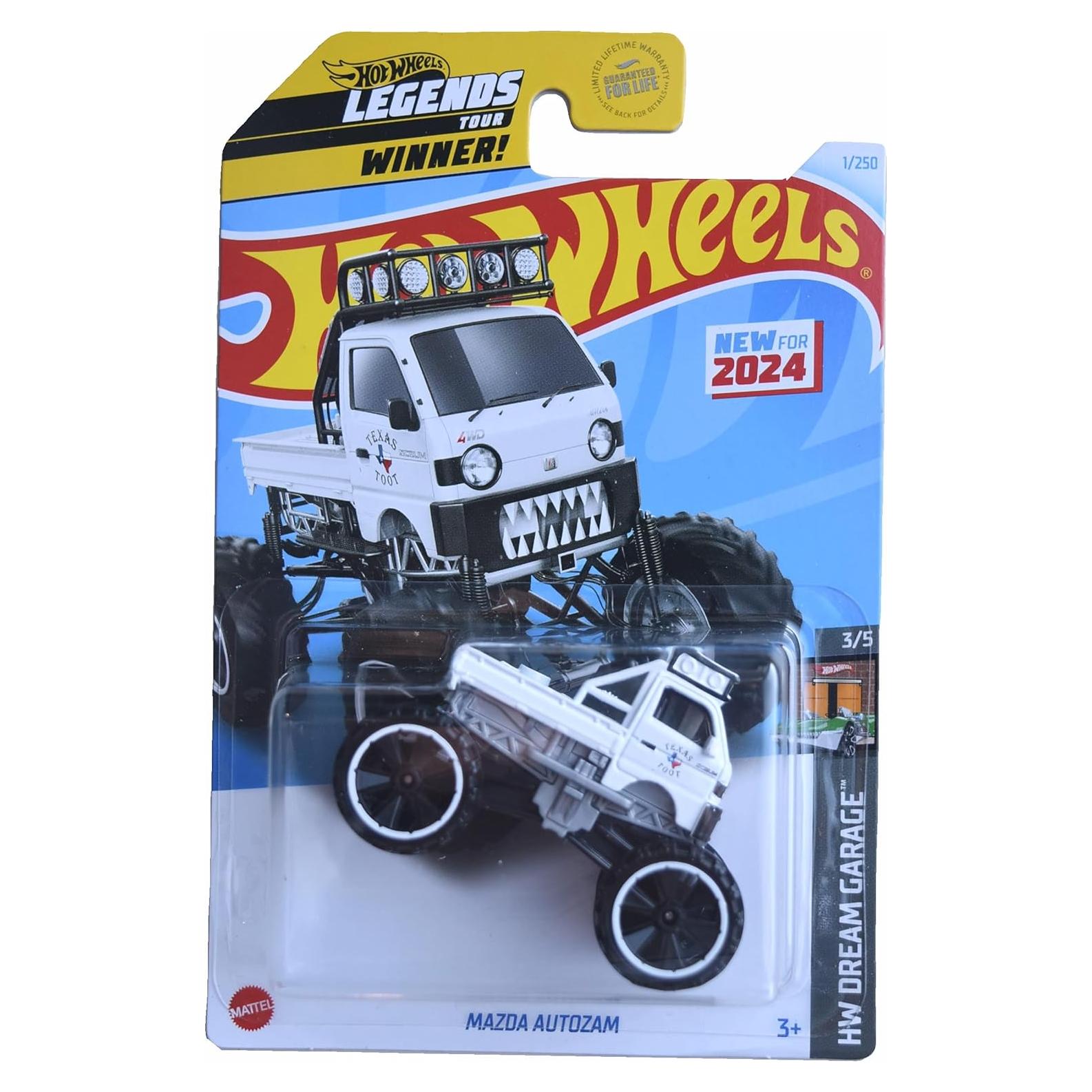 Auto a Escala 1:64 Hot Wheels Mazda Autozam Blanco